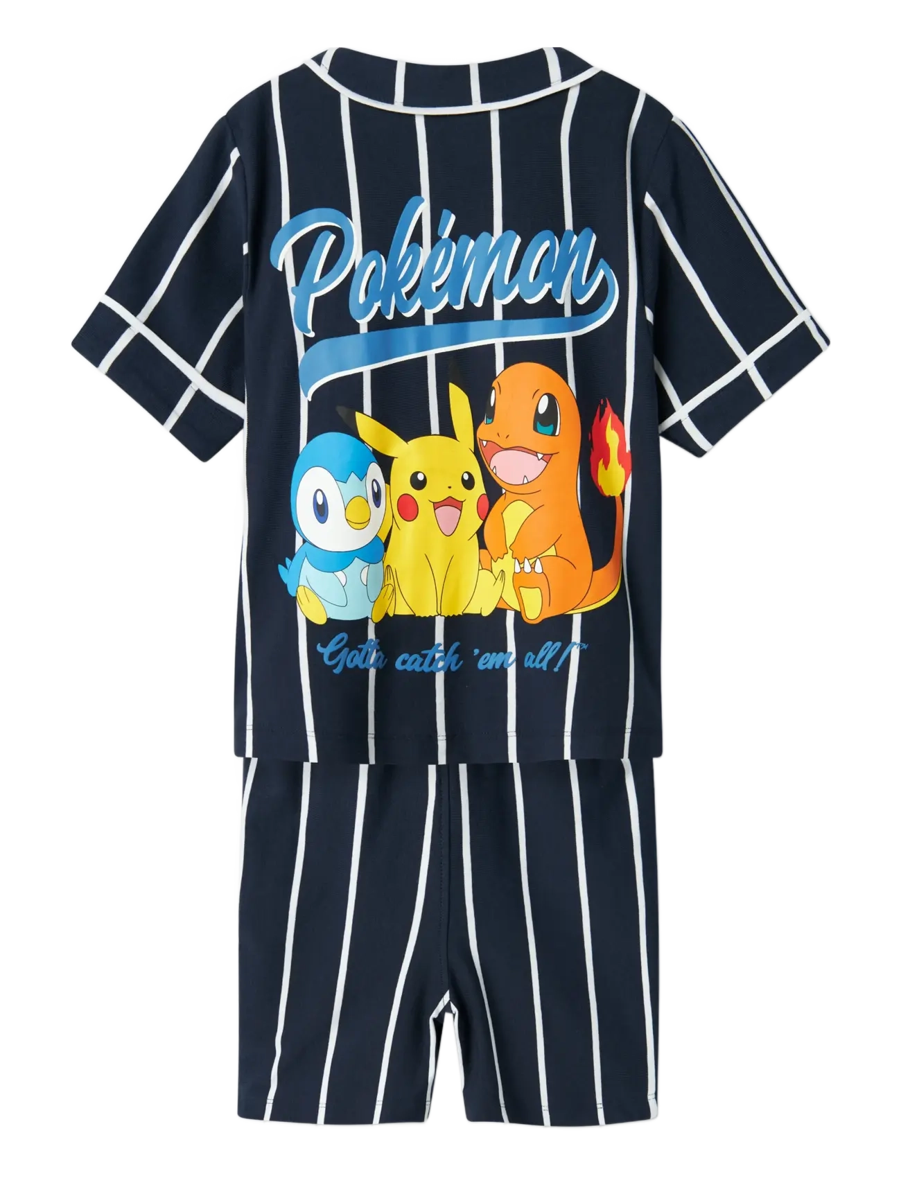name it - NKMMASKA POKEMON NREG SHORTSSET SKY - navy blazer - 2