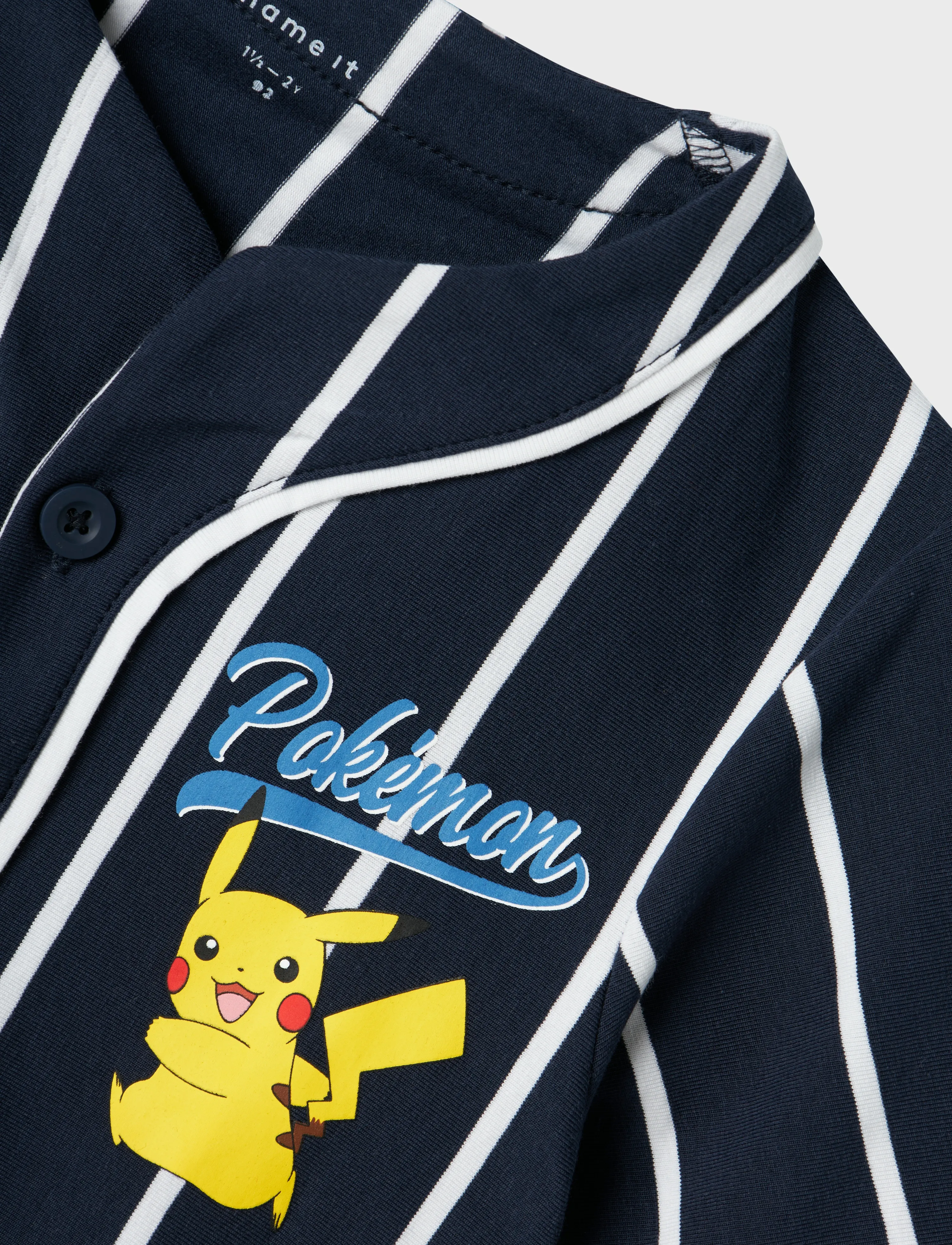 name it - NKMMASKA POKEMON NREG SHORTSSET SKY - navy blazer - 4