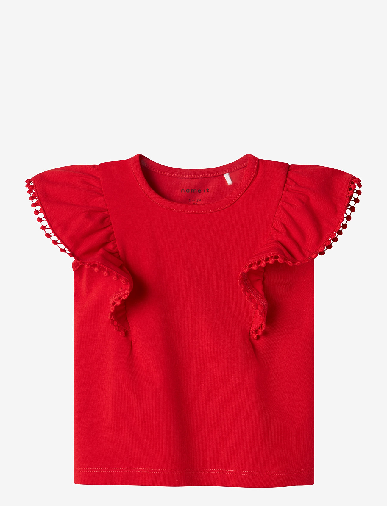 name it - NBFFANCY SS TOP - sleeveless - chinese red - 0