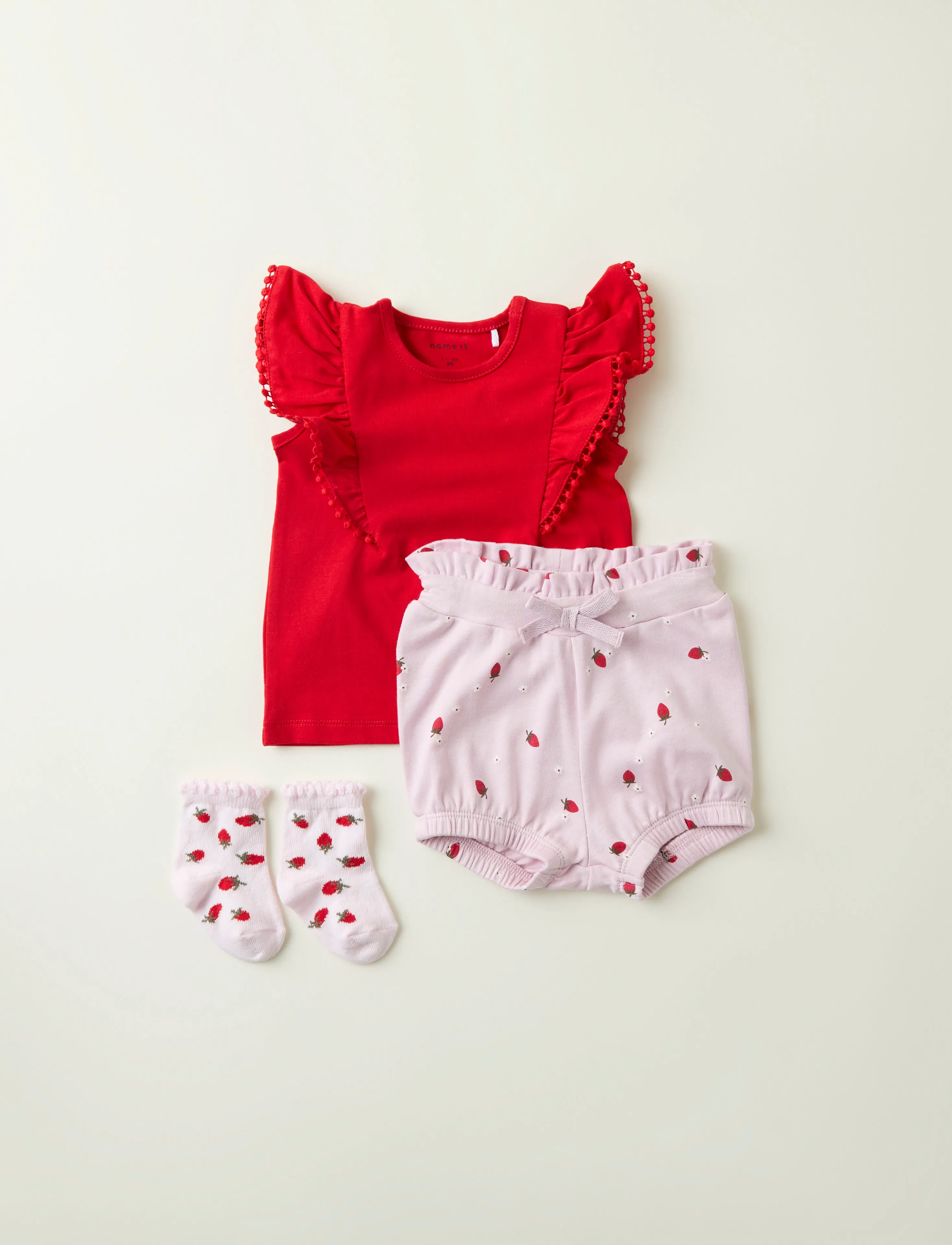 name it - NBFFANCY SS TOP - Ärmellose - chinese red - 3