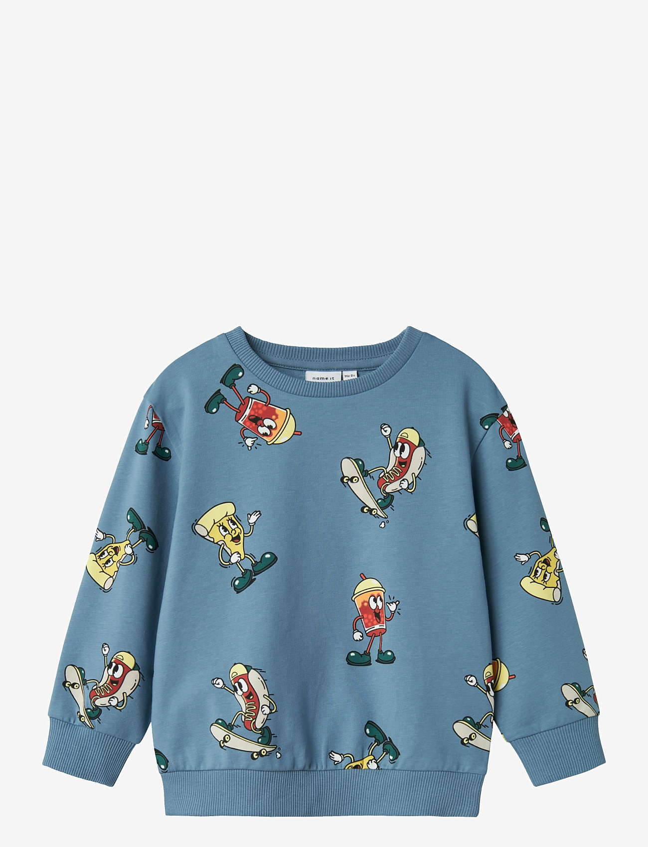name it - NMMDIEGO NREG SWEAT UNB BOX - spring lake - 0