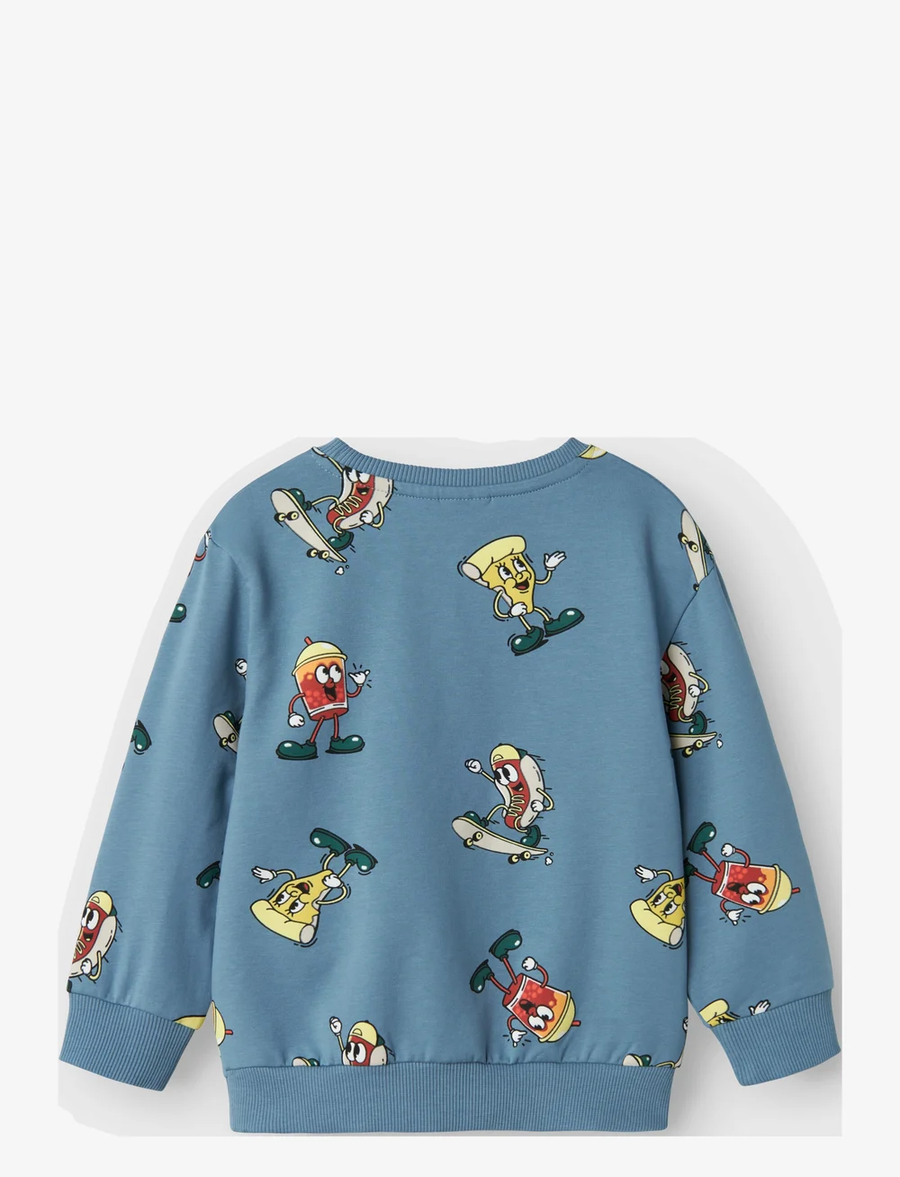 name it - NMMDIEGO NREG SWEAT UNB BOX - sporta džemperi - spring lake - 1