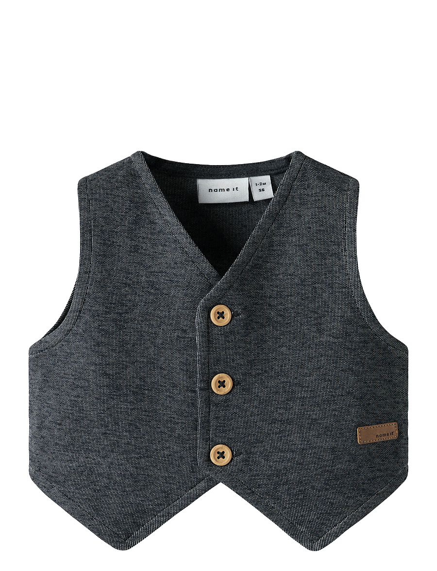 name it - NBMFOLLOW WAIST COAT - navy blazer - 0