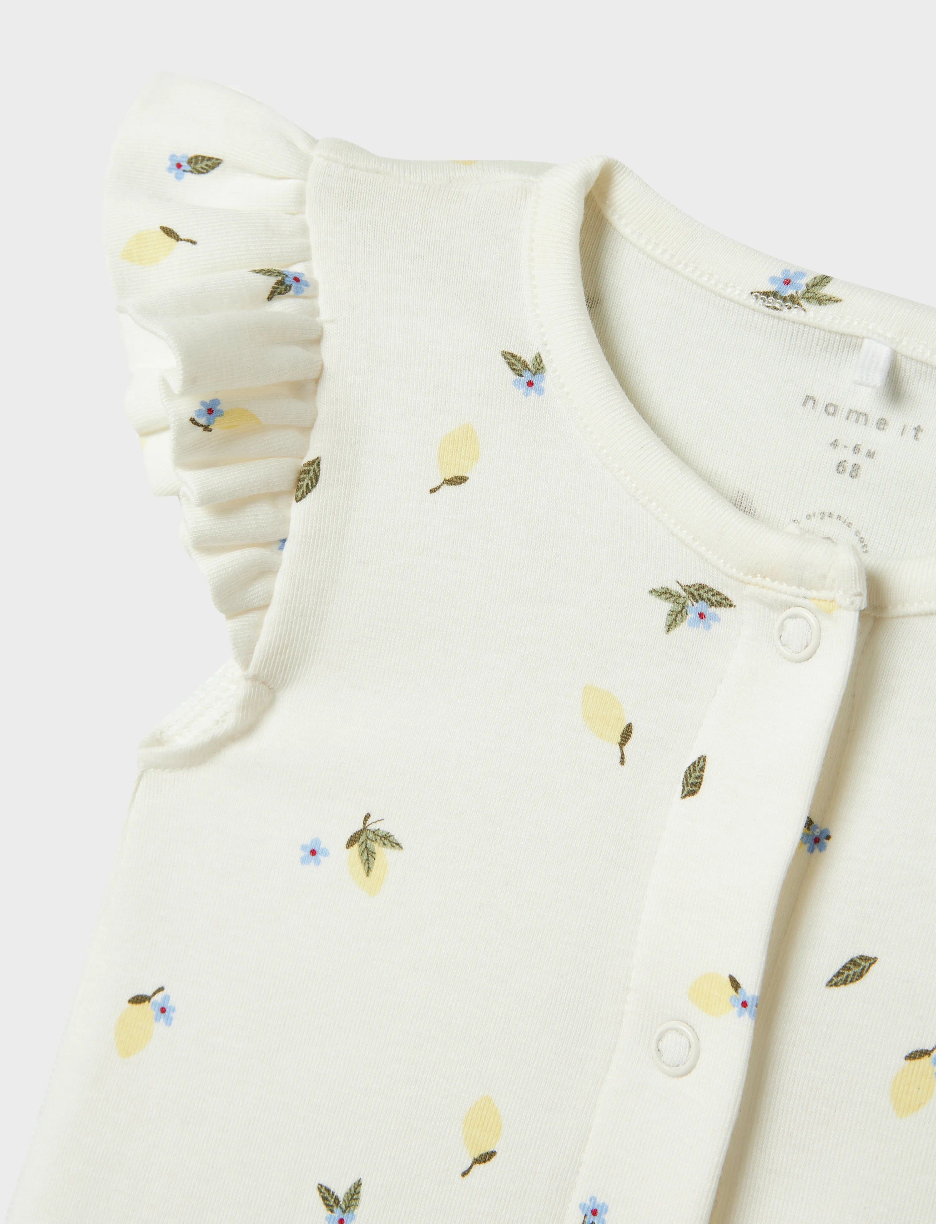 name it - NBFFILLY SS SUNSUIT BOX - cloud dancer - 3