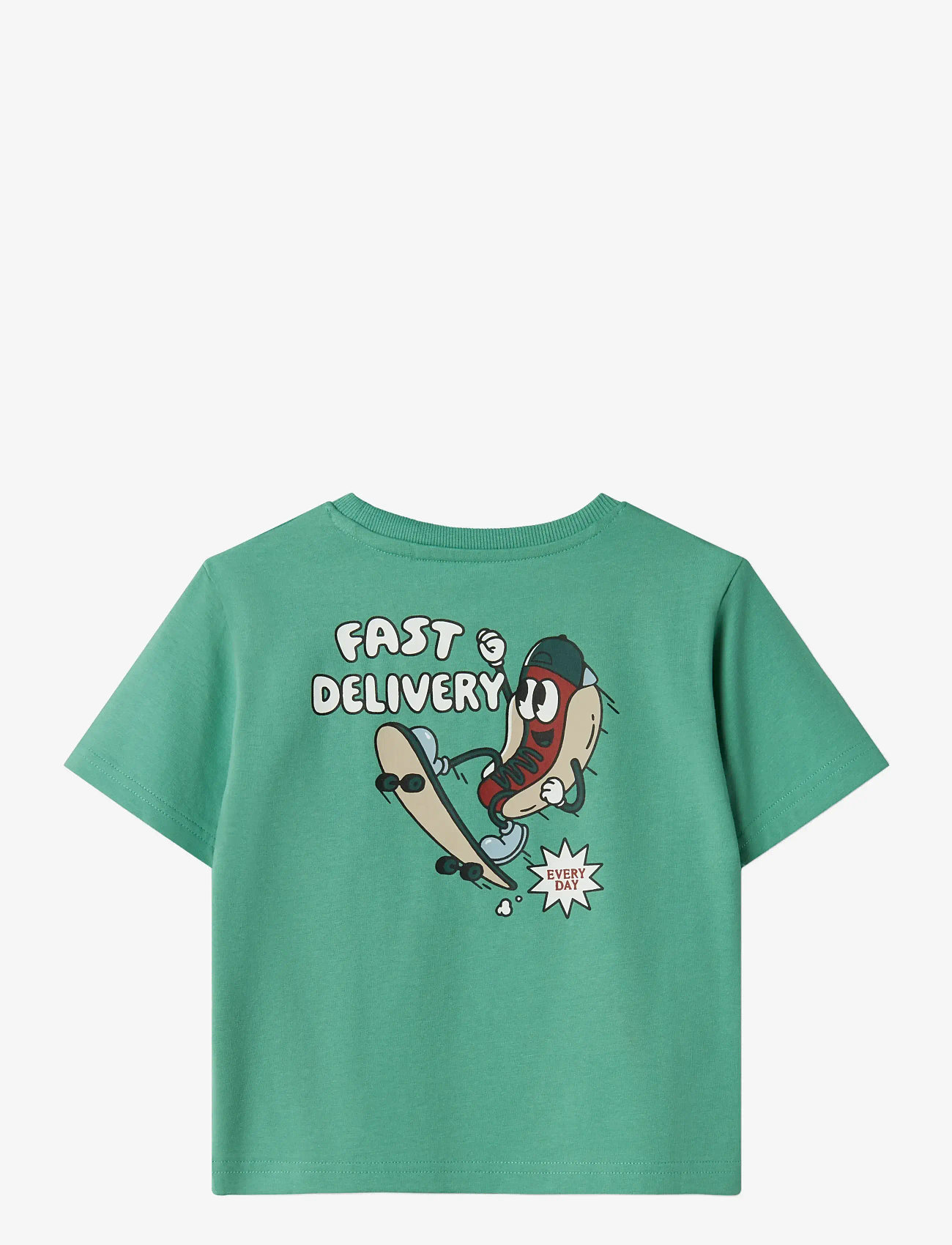 name it - NMMDAVID NREG SS TOP BOX - efterårstøj - creme de menthe - 1