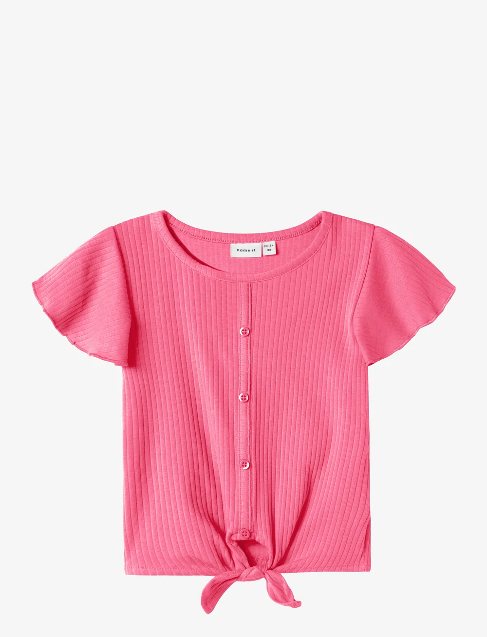 name it - NMFFSAND SS SHORT TOP - kortærmede t-shirts - carmine rose - 0