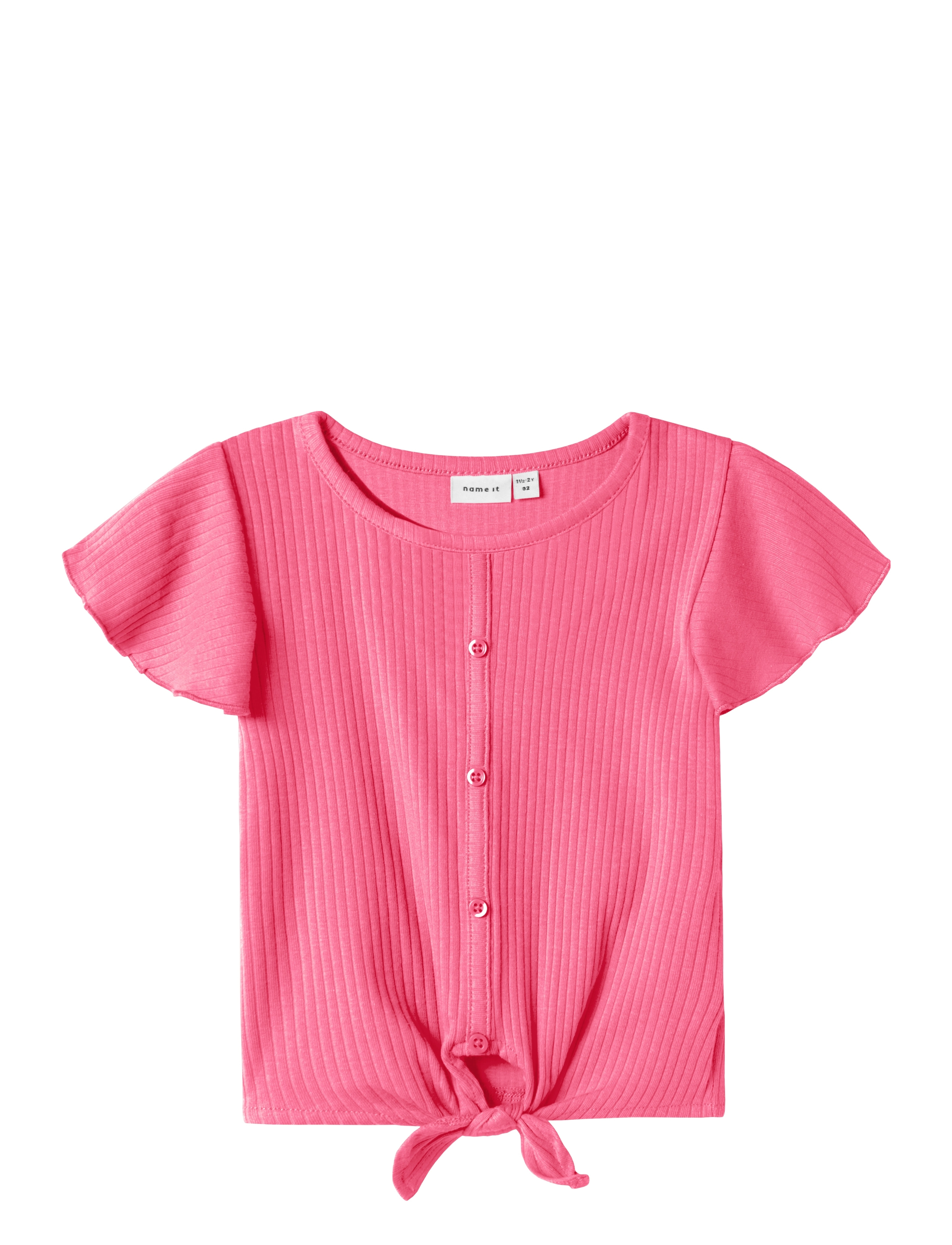 name it NMFFSAND SS SHORT TOP - Overdele - CARMINE ROSE / pink/rose