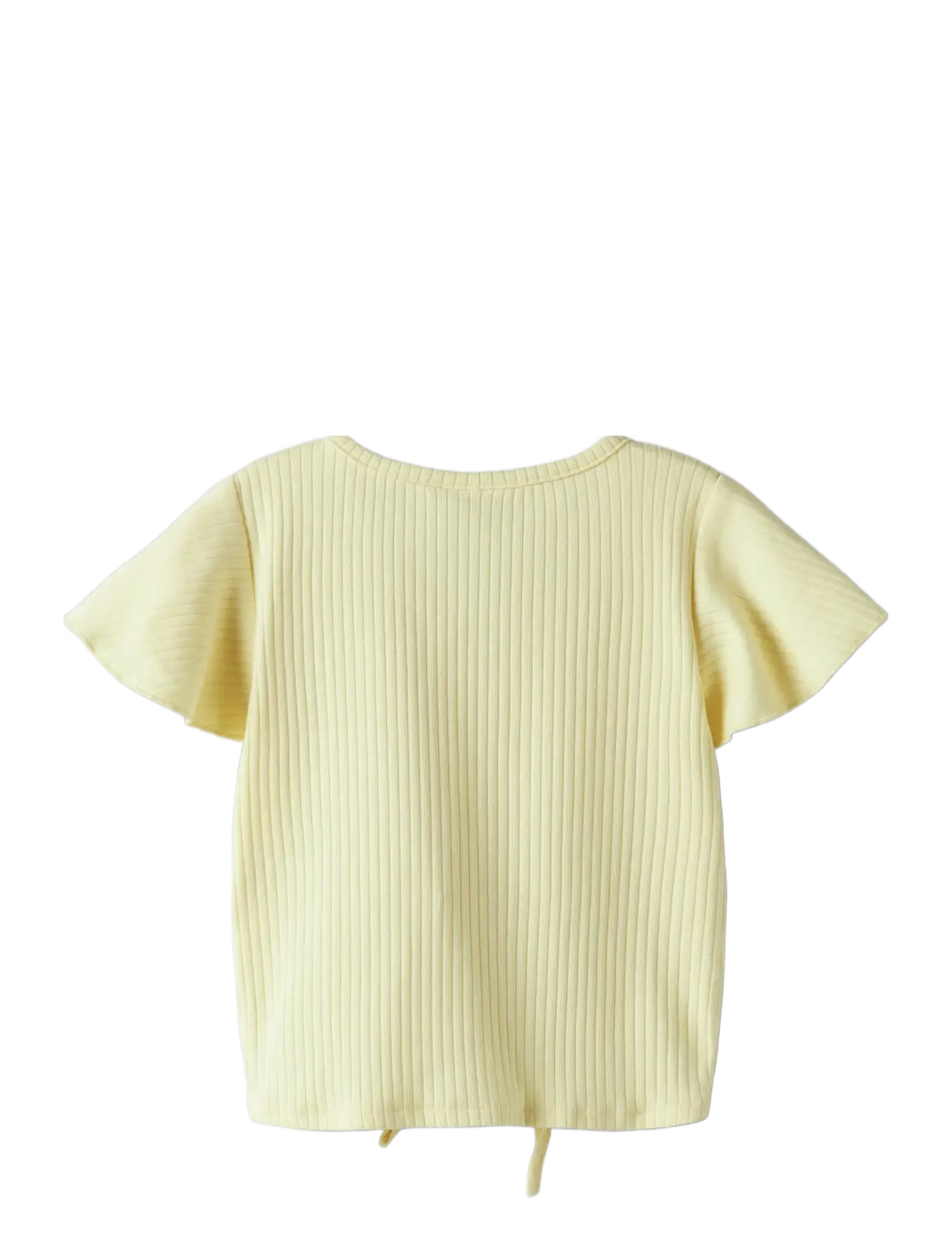 name it - NMFFSAND SS SHORT TOP - kurzärmelige - pastel yellow - 1
