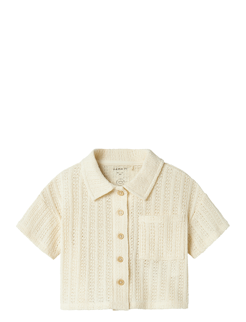 name it - NMFFEEL SS SHORT SHIRT - chemises à manches courtes - summer sand - 0