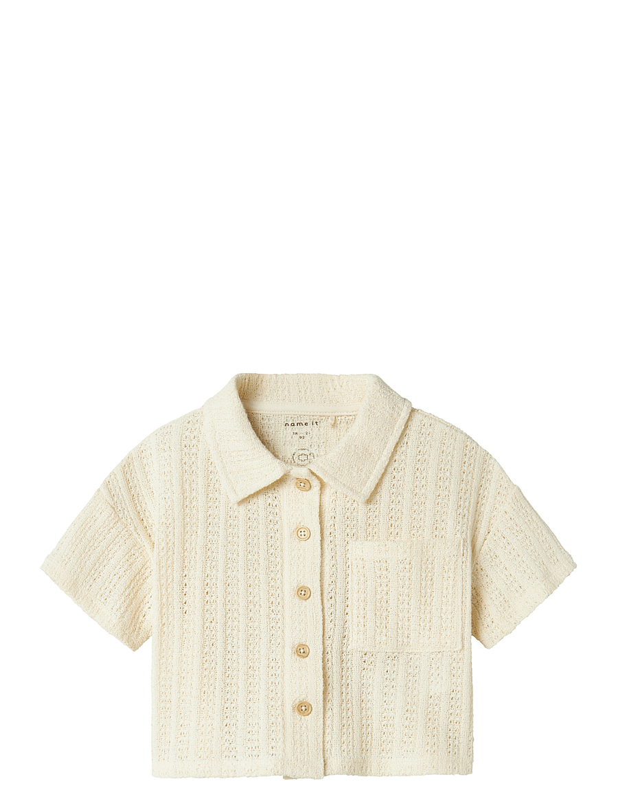 name it - NMFFEEL SS SHORT SHIRT - chemises à manches courtes - summer sand - 0