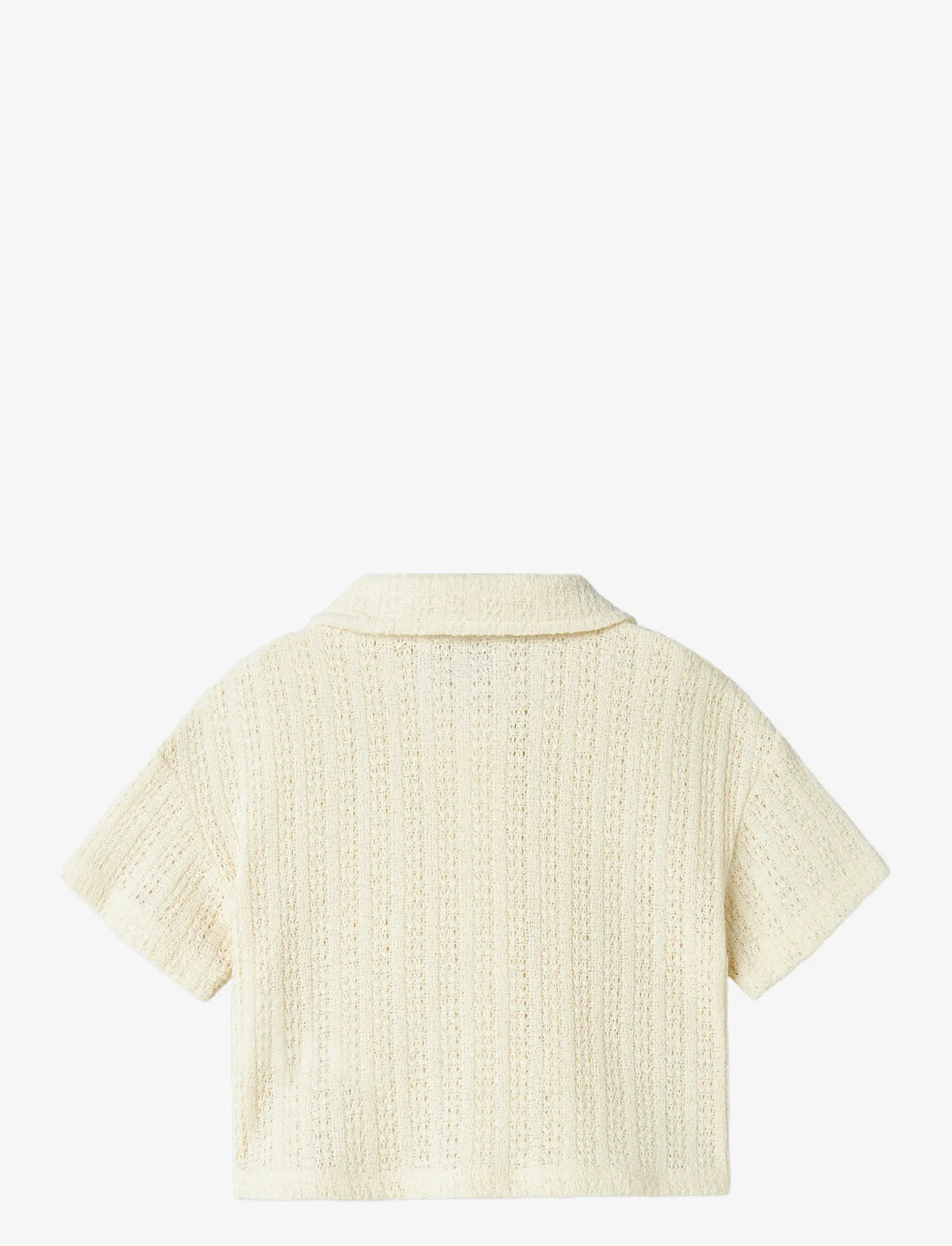 name it - NMFFEEL SS SHORT SHIRT - kortærmede skjorter - summer sand - 1