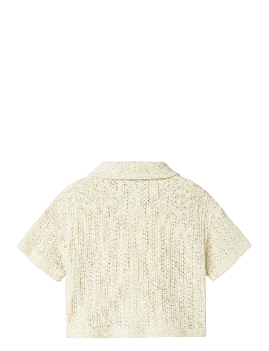 name it - NMFFEEL SS SHORT SHIRT - chemises à manches courtes - summer sand - 1