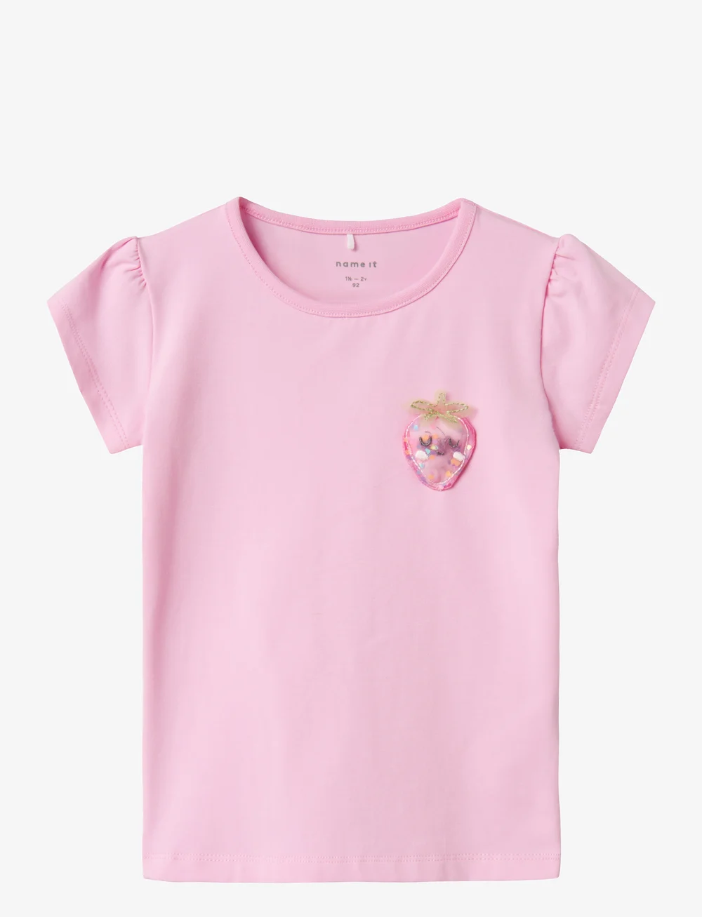 name it - NMFFEDORAR SS TOP BOX - kurzärmelige - pink frosting - 0
