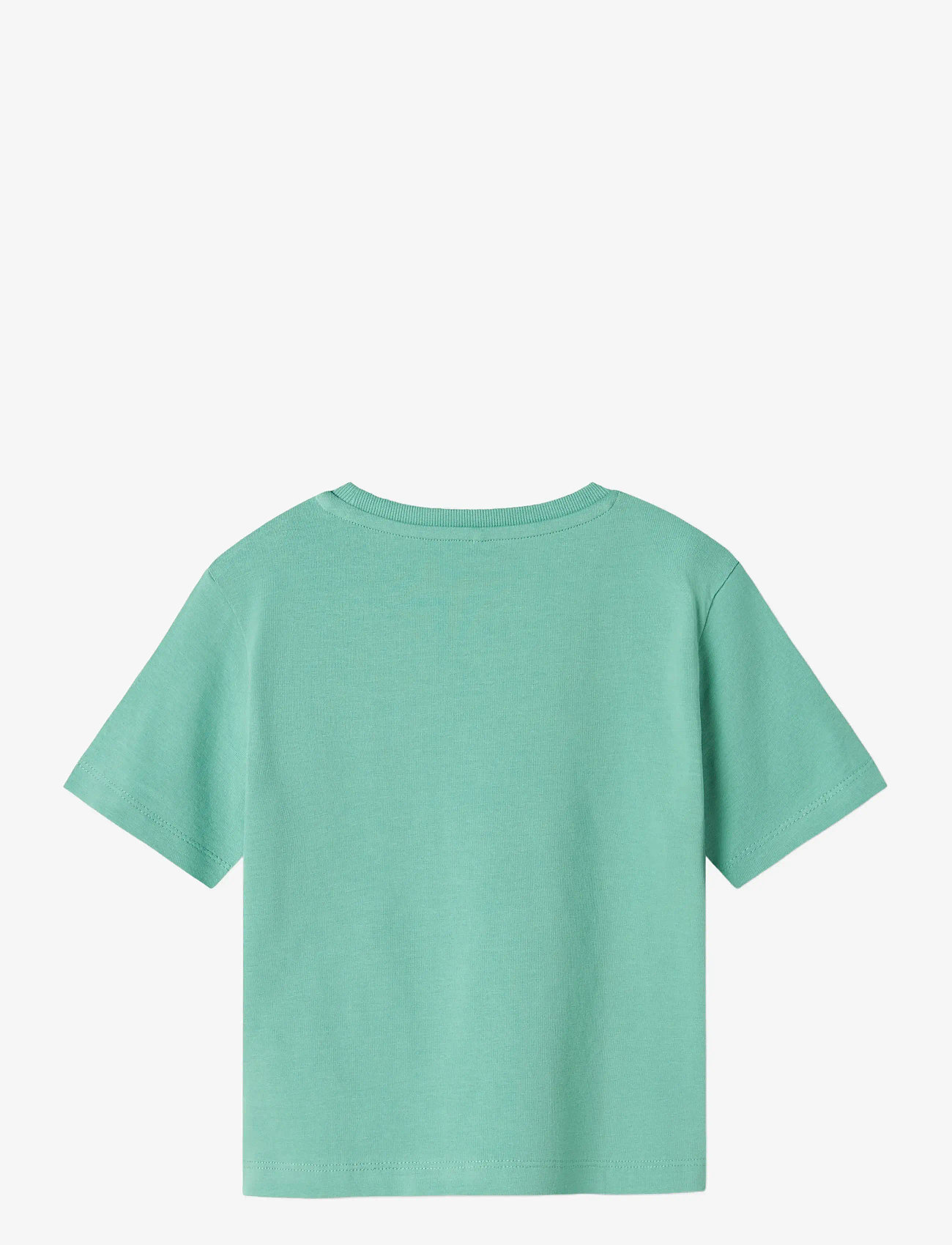 name it - NMMDINO NREG SS TOP BOX - kortærmede t-shirts - creme de menthe - 2