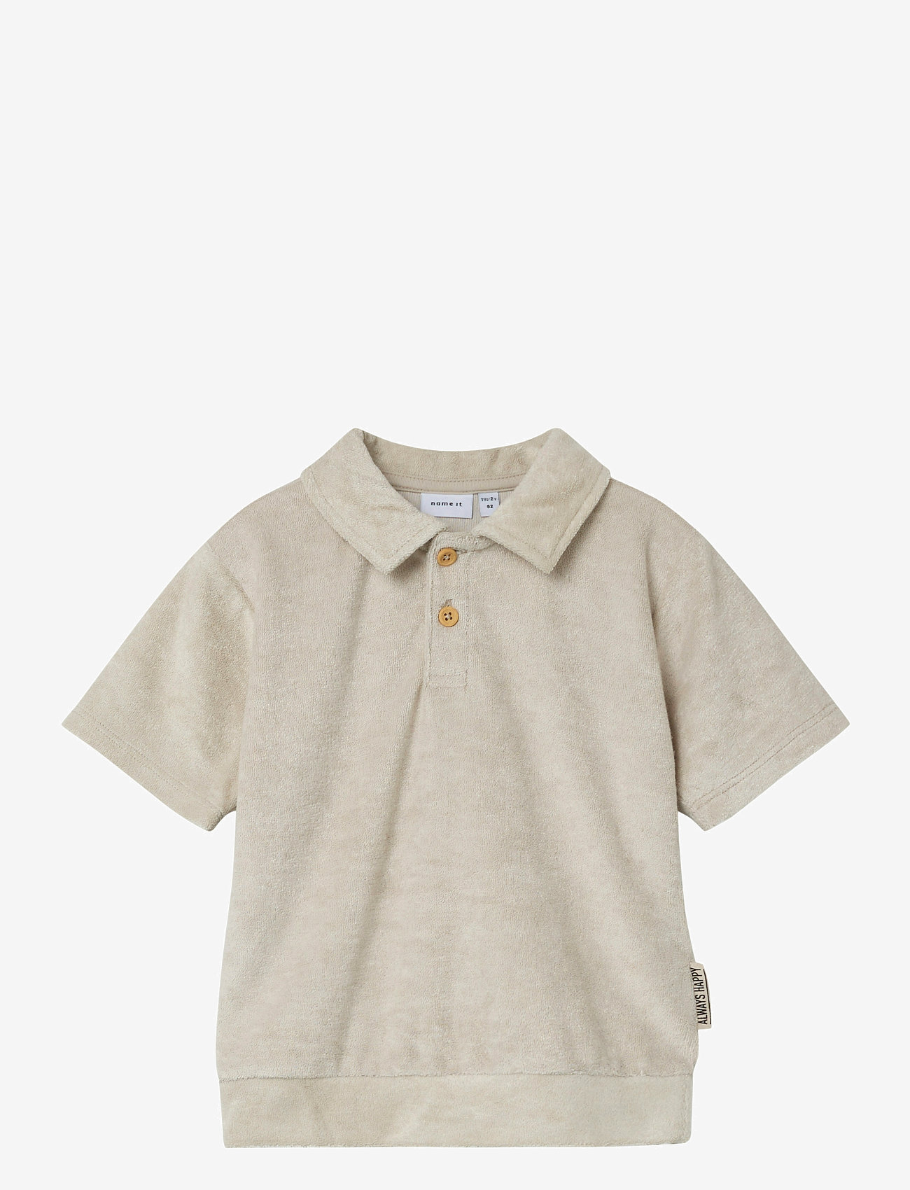 name it - NMMFREDE NREG TERRY SS POLO BOX - kurzärmelig - peyote - 0