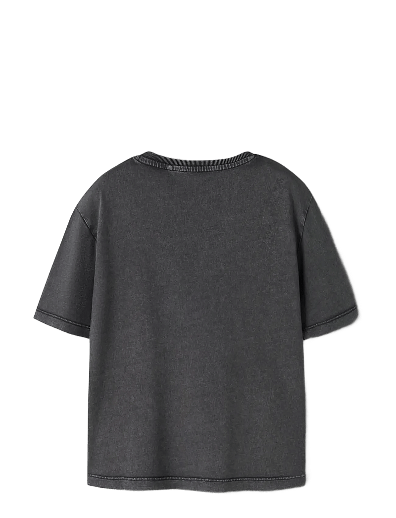 name it - NKMFANDEL SS NREG TOP NOOS - kurzärmelige - black - 1