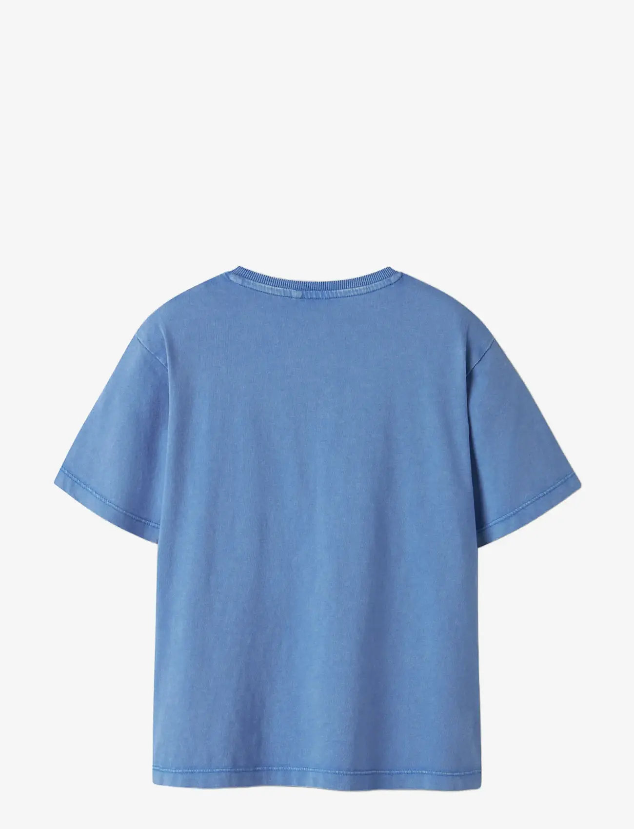 name it - NKMFANDEL SS NREG TOP NOOS - short-sleeved t-shirts - palace blue - 1