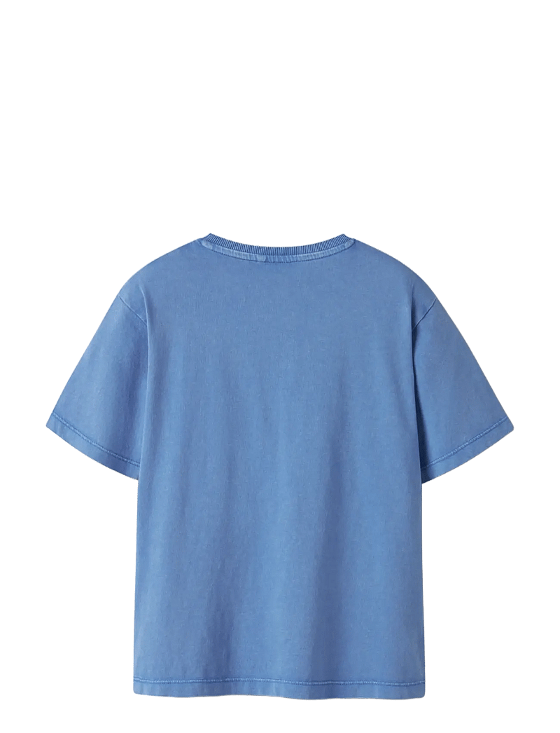name it - NKMFANDEL SS NREG TOP NOOS - short-sleeved t-shirts - palace blue - 1