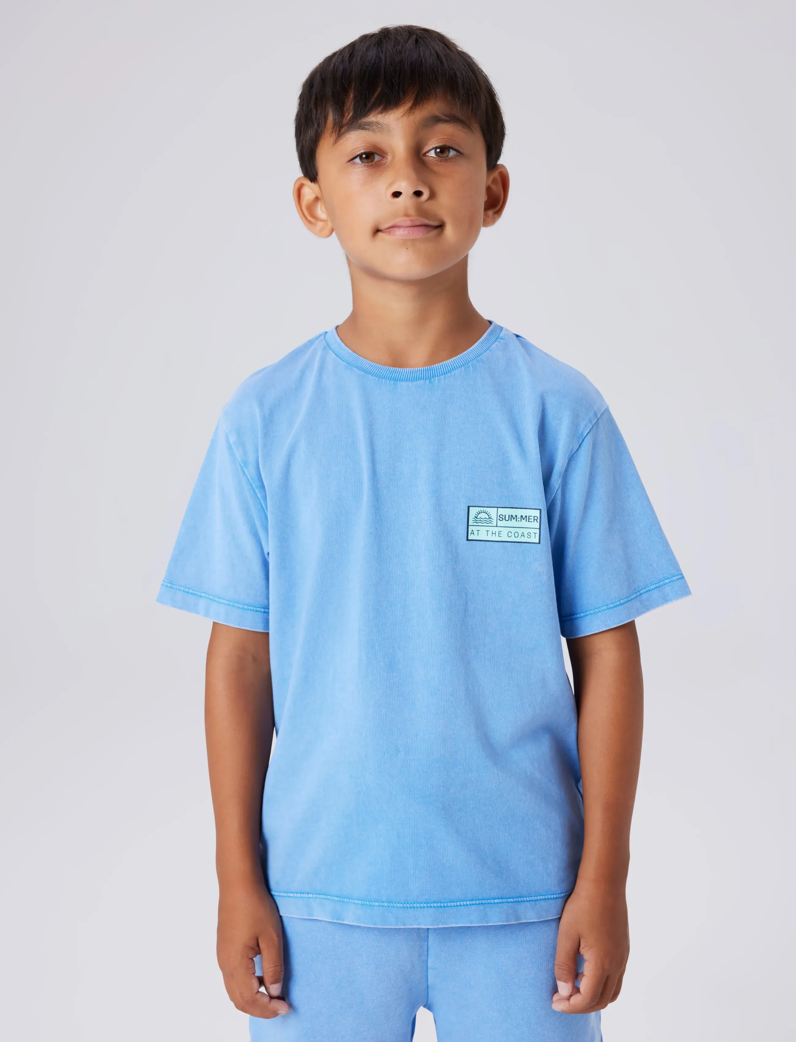 name it - NKMFANDEL SS NREG TOP NOOS - kortærmede - palace blue - 4