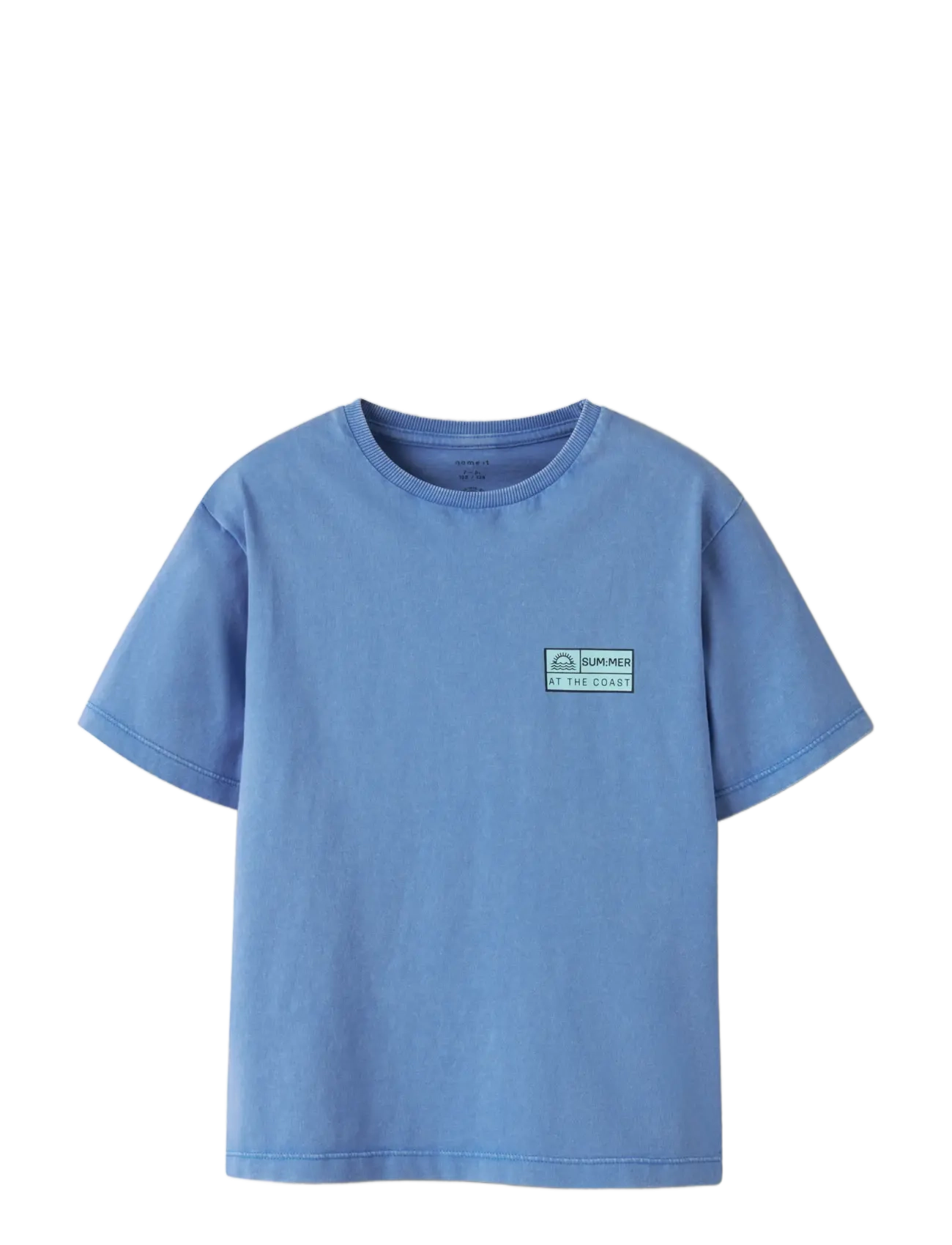name it - NKMFANDEL SS NREG TOP NOOS - kortærmede - palace blue - 2