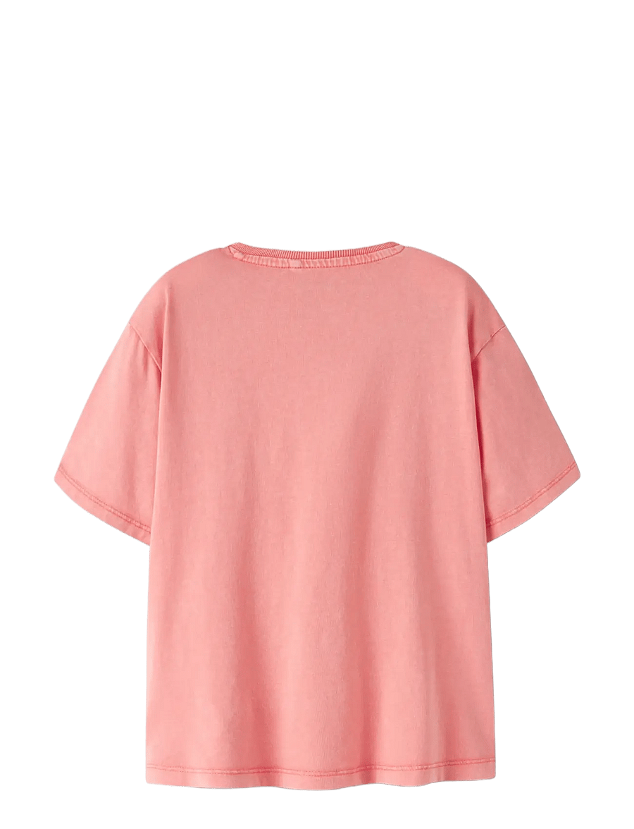 name it - NKMFANDEL SS NREG TOP NOOS - kortærmede t-shirts - peach echo - 1