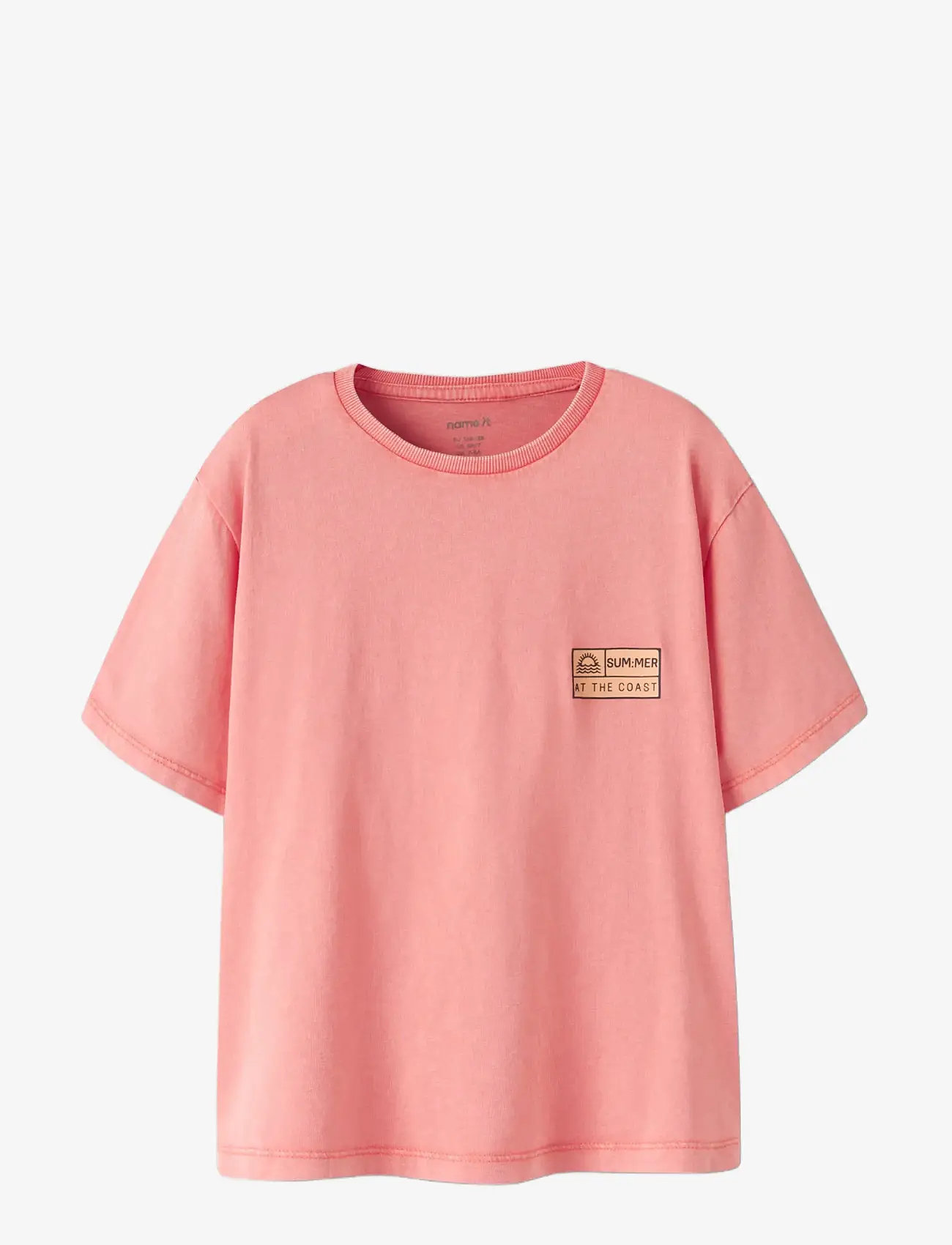 name it - NKMFANDEL SS NREG TOP NOOS - kortærmede t-shirts - peach echo - 2