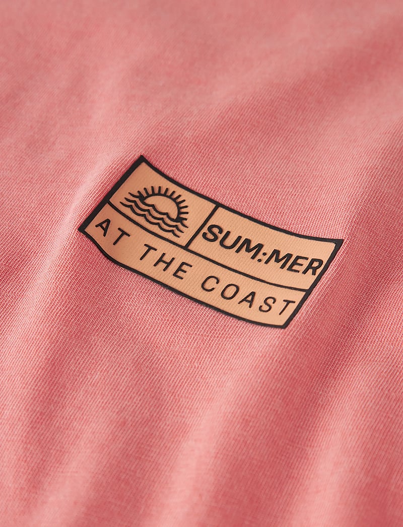 name it - NKMFANDEL SS NREG TOP NOOS - kortærmede t-shirts - peach echo - 5