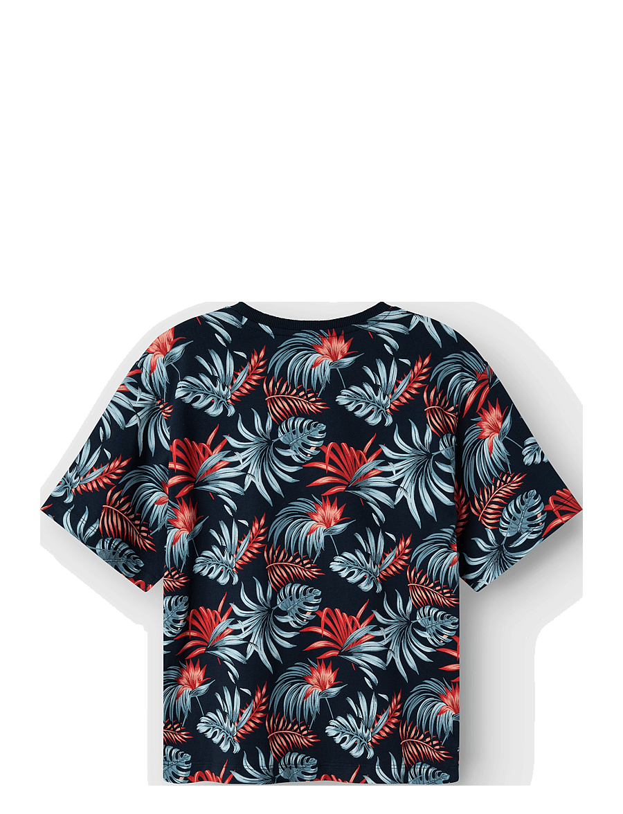 name it - NKMFANGO SS NREG TOP BOX - lyhythihaiset t-paidat - navy blazer - 1