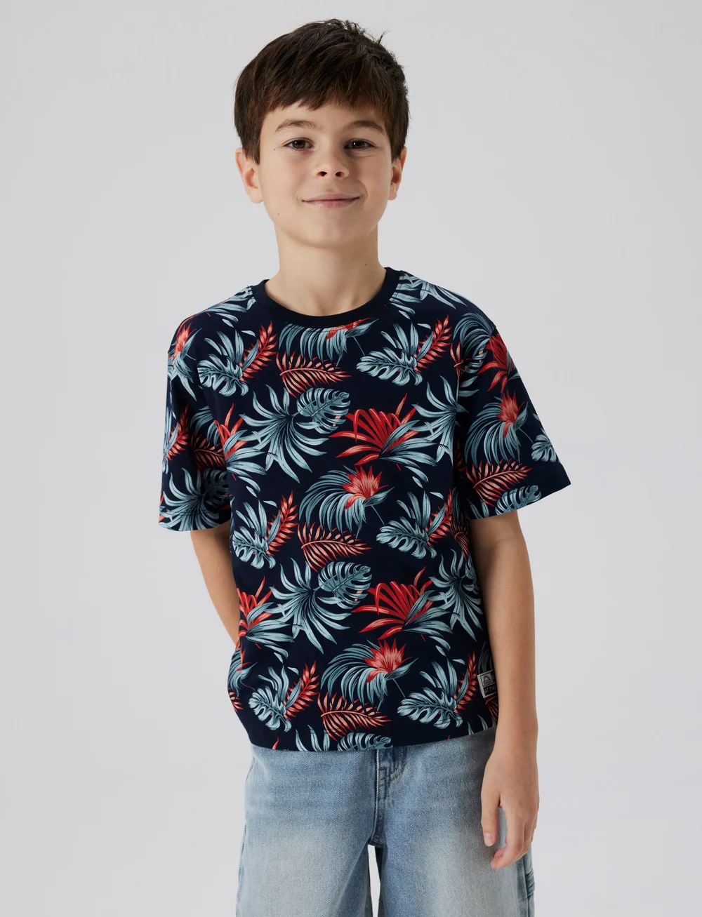 name it - NKMFANGO SS NREG TOP BOX - kurzärmelige - navy blazer - 2