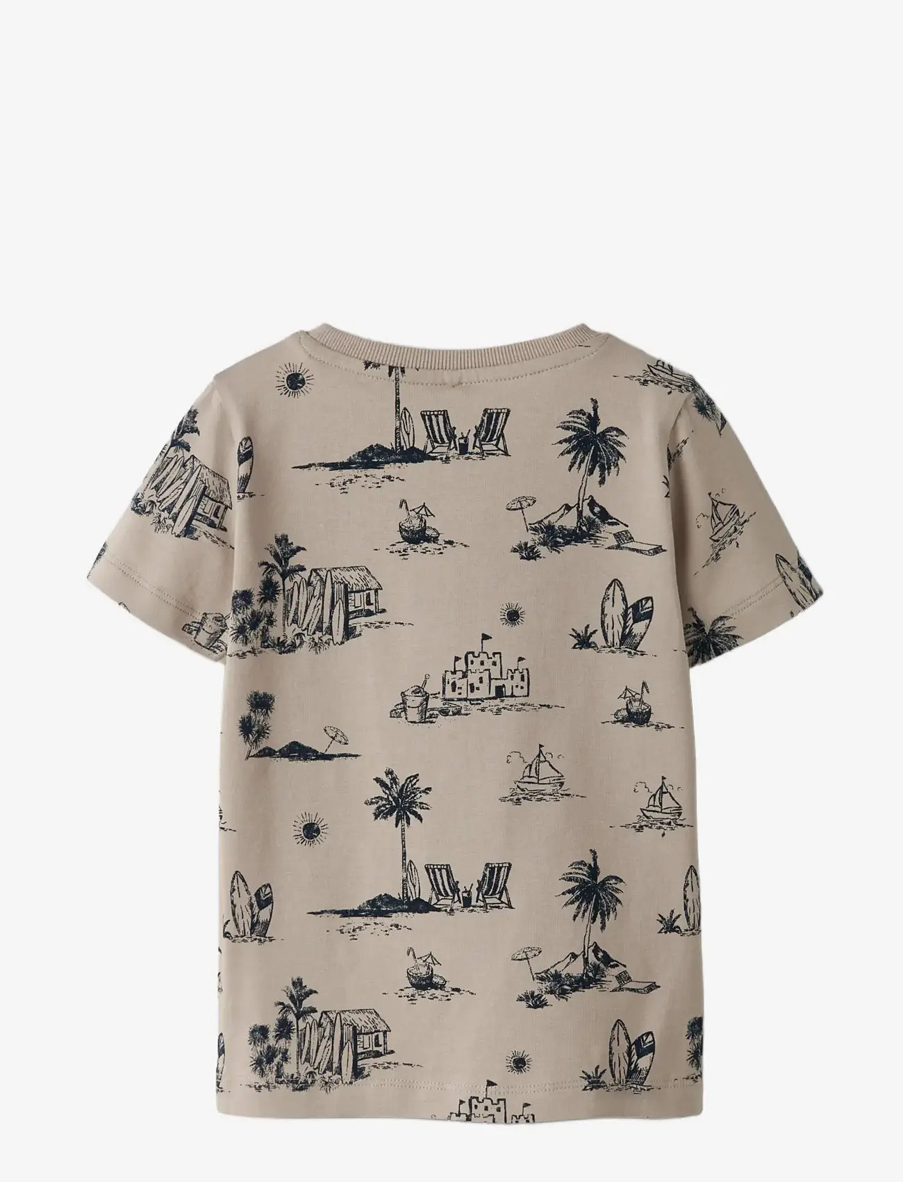 name it - NMMFILLE SS TOP BOX - kortærmede t-shirts - chateau gray - 1