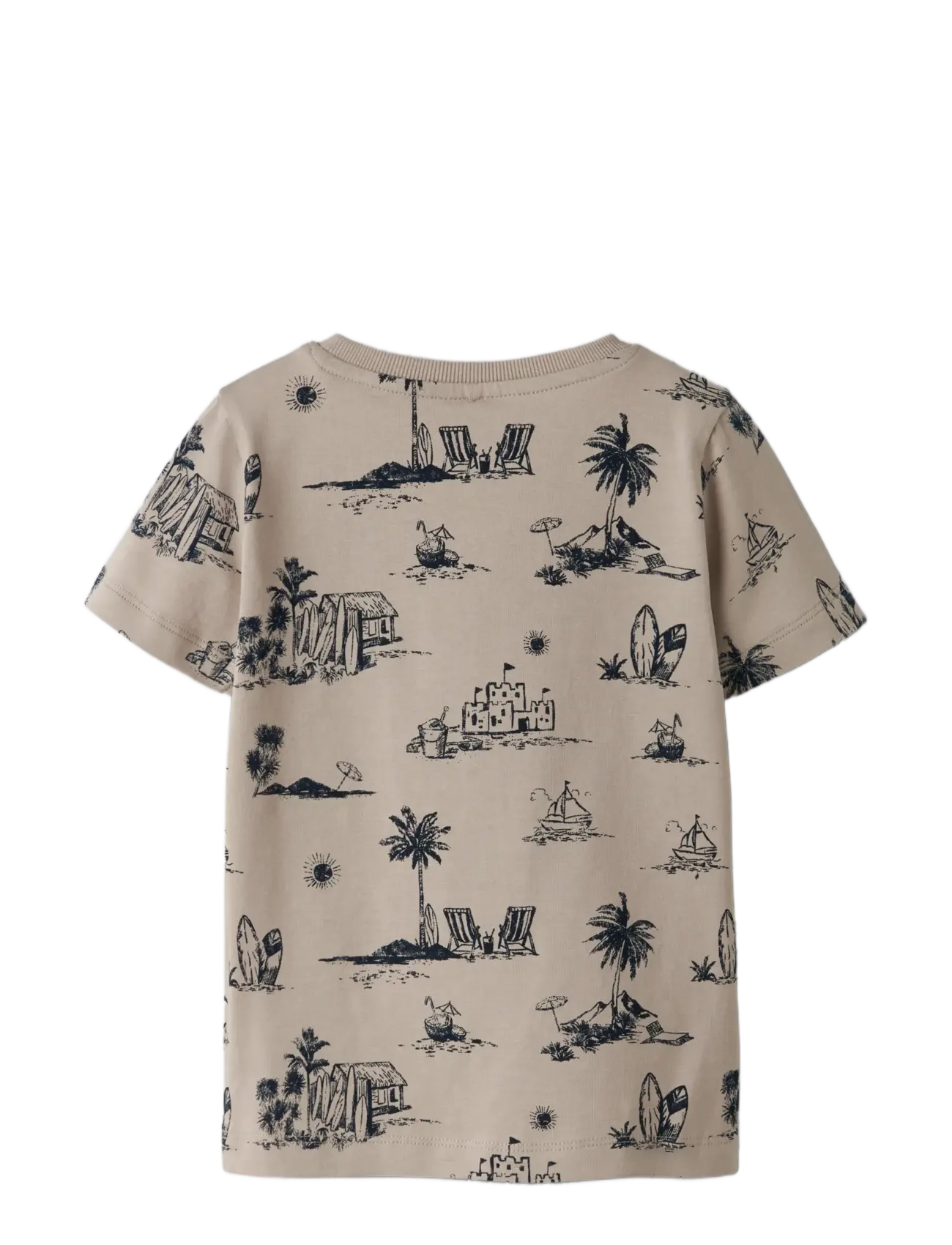 name it - NMMFILLE SS TOP BOX - kortärmade t-shirts - chateau gray - 1