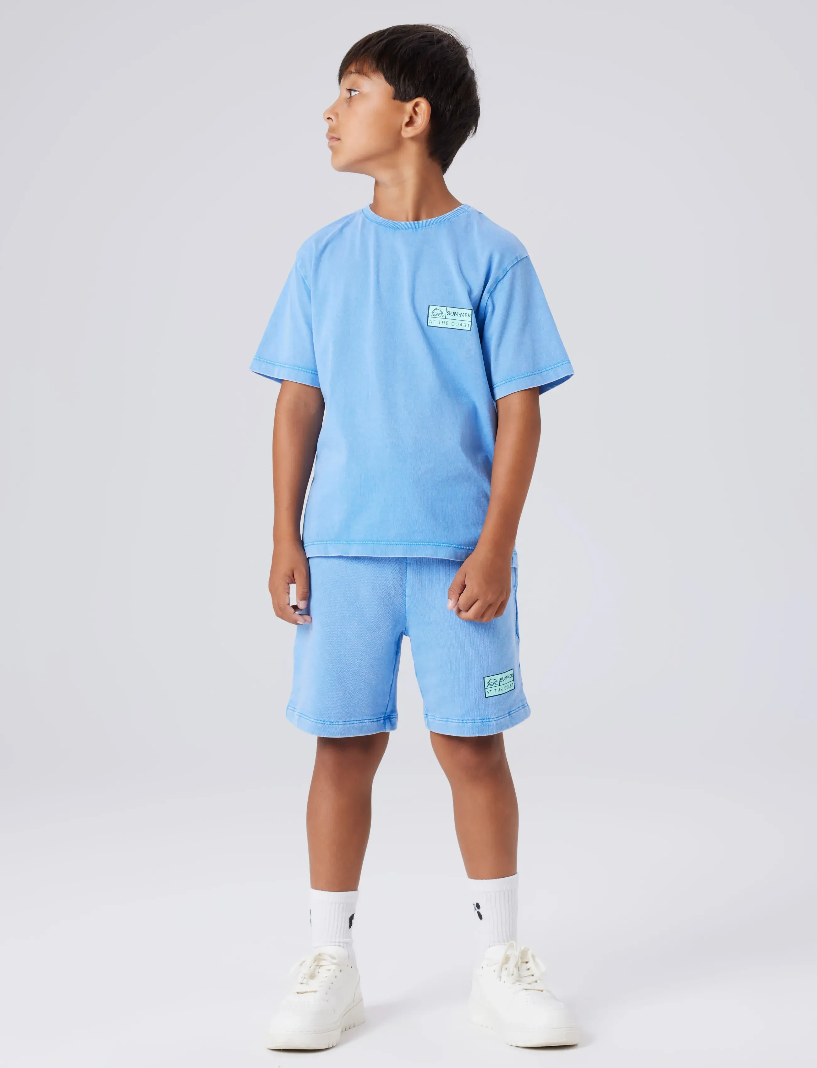 name it - NKMFANDEL SWEAT SHORTS UNB NOOS - sweat shorts - palace blue - 2