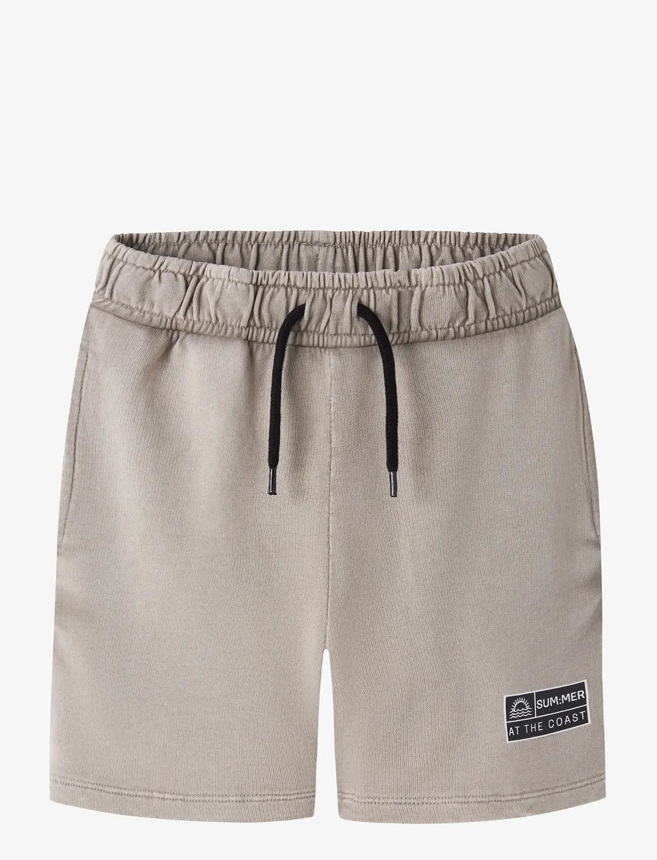 name it - NKMFANDEL SWEAT SHORTS UNB NOOS - sweatshorts - vintage khaki - 0