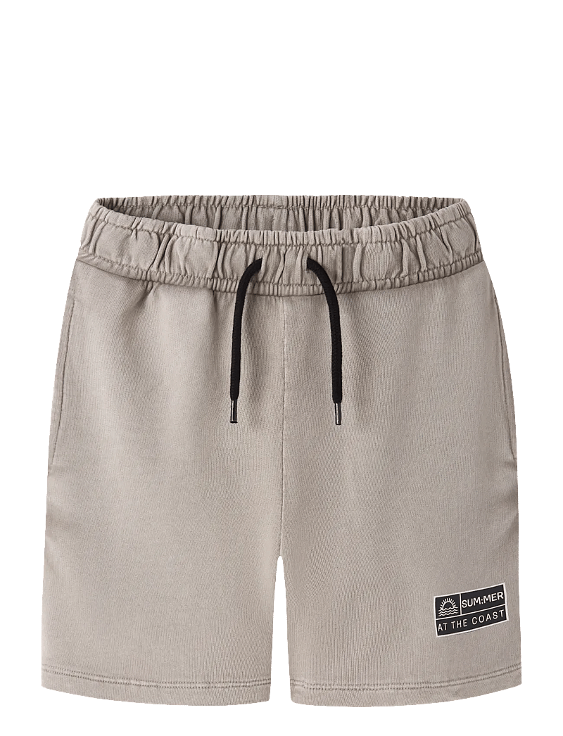 name it - NKMFANDEL SWEAT SHORTS UNB NOOS - sweatshorts - vintage khaki - 0