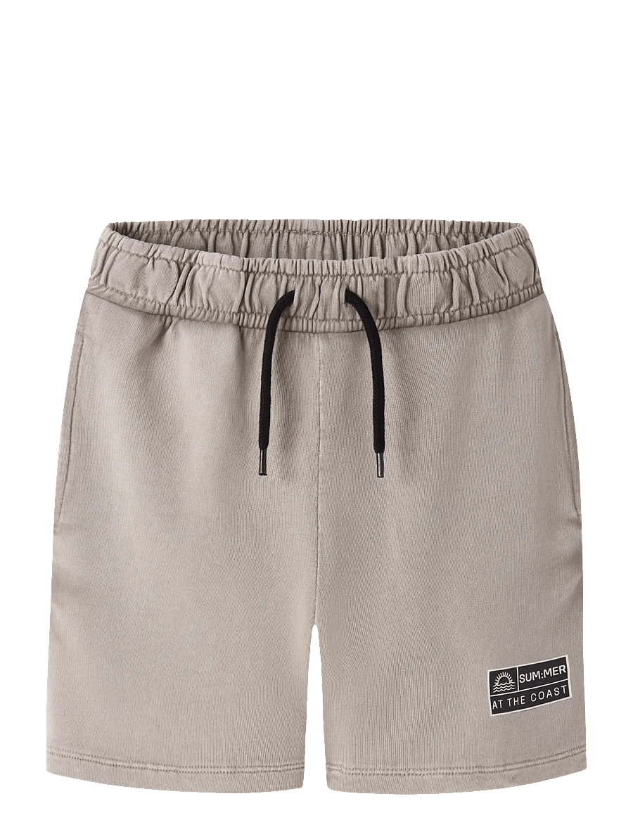 name it - NKMFANDEL SWEAT SHORTS UNB NOOS - shorts en molleton - vintage khaki - 0