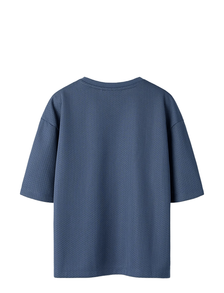 name it - NKMFERD SS RLX TOP - sportoberteile - vintage indigo - 1