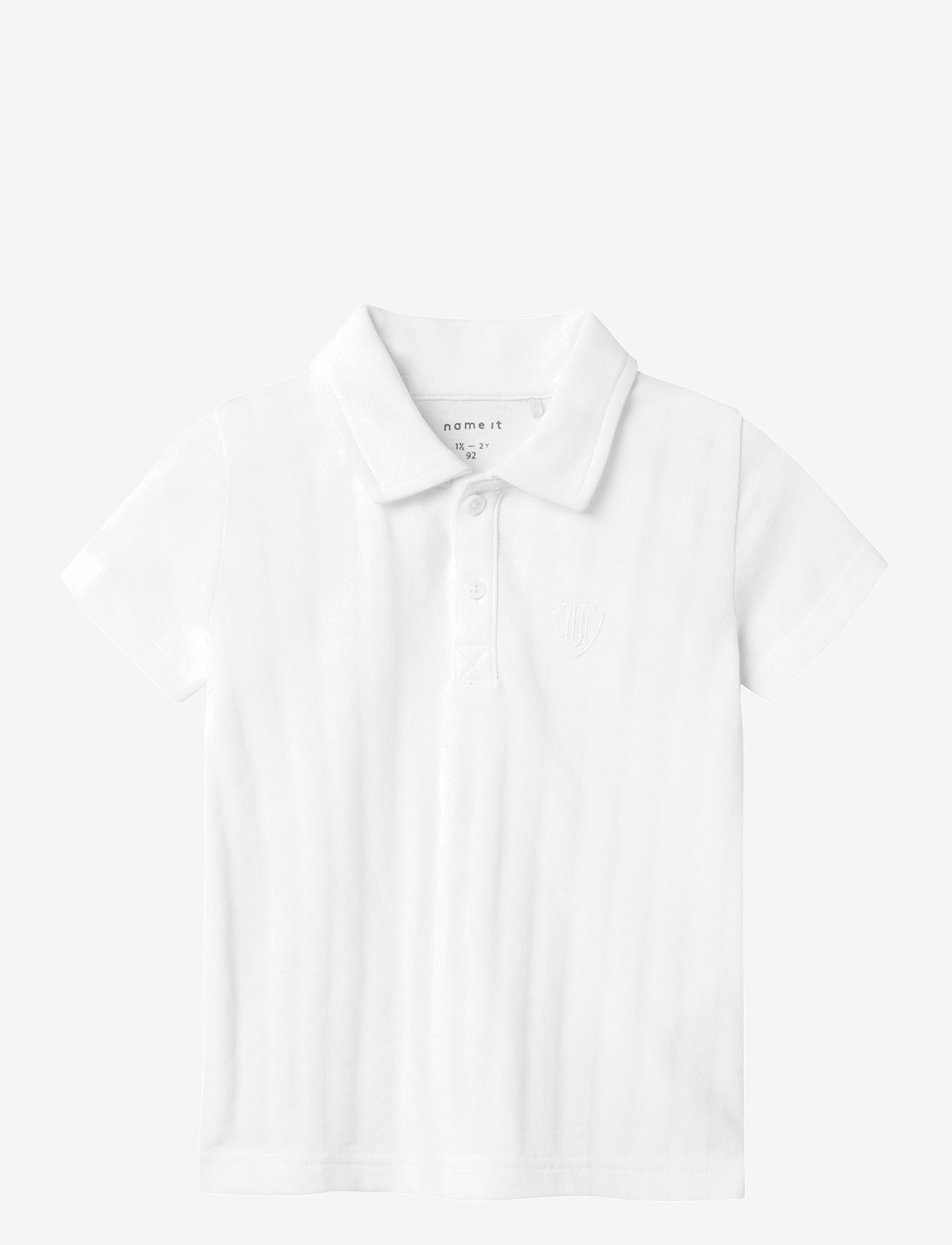 name it - NMMFENE SS POLO - short-sleeved polos - bright white - 0