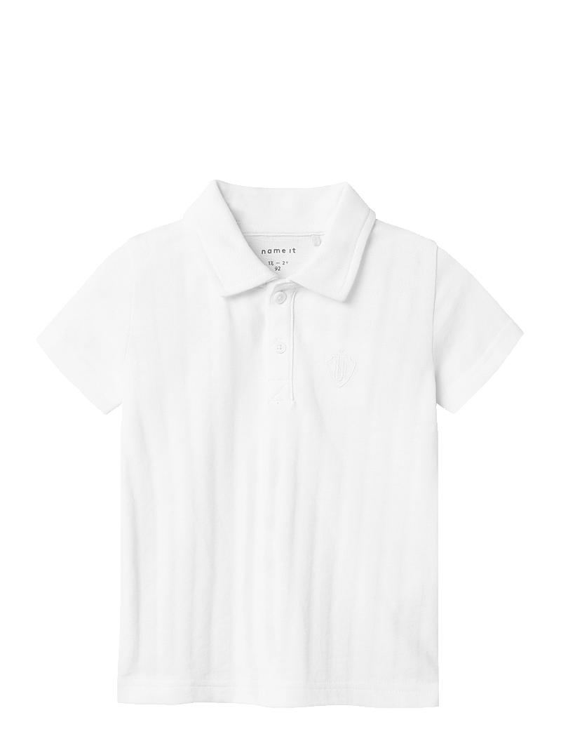 name it - NMMFENE SS POLO - short-sleeved polos - bright white - 0