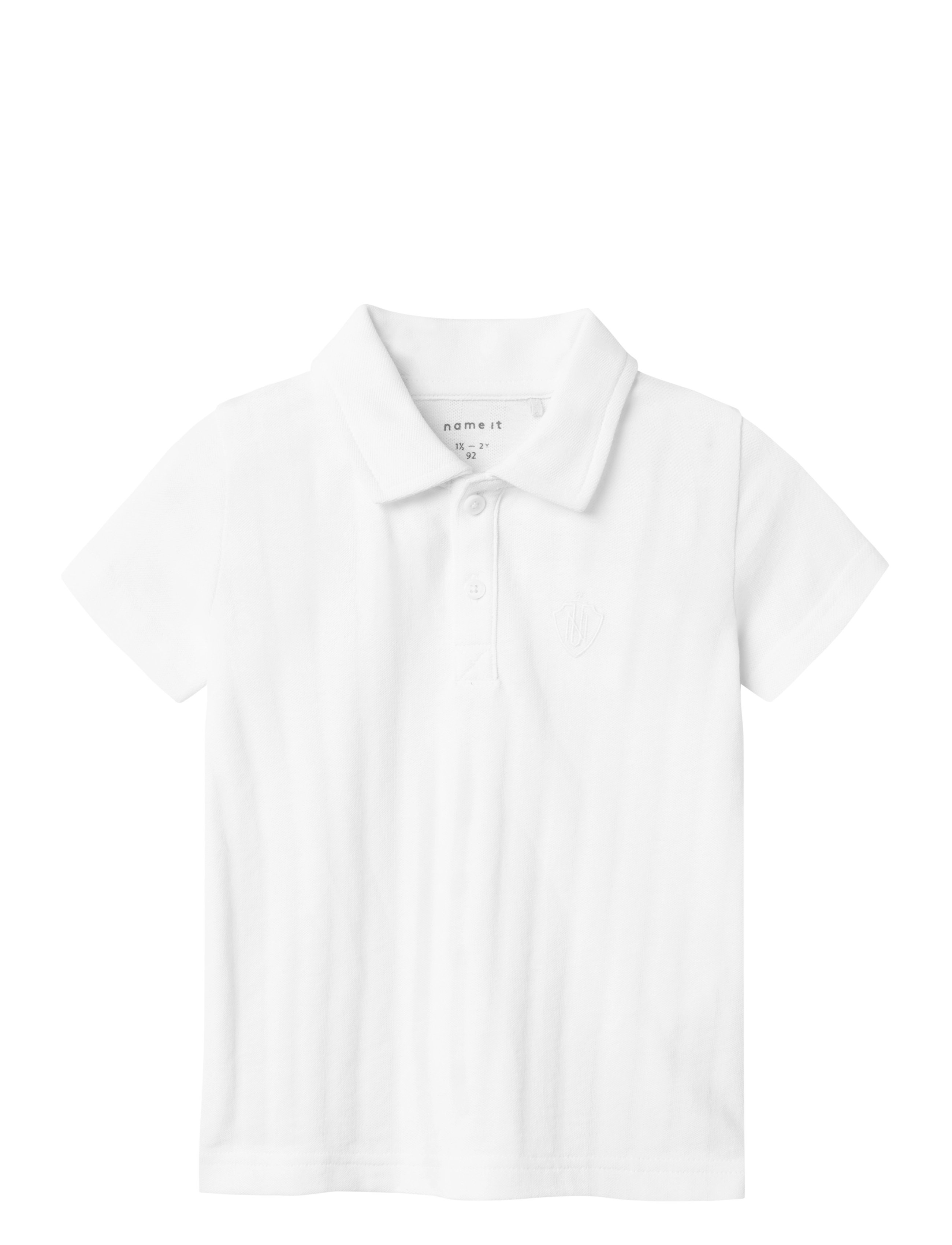 name it NMMFENE SS POLO - 4 for 3 - BRIGHT WHITE / white