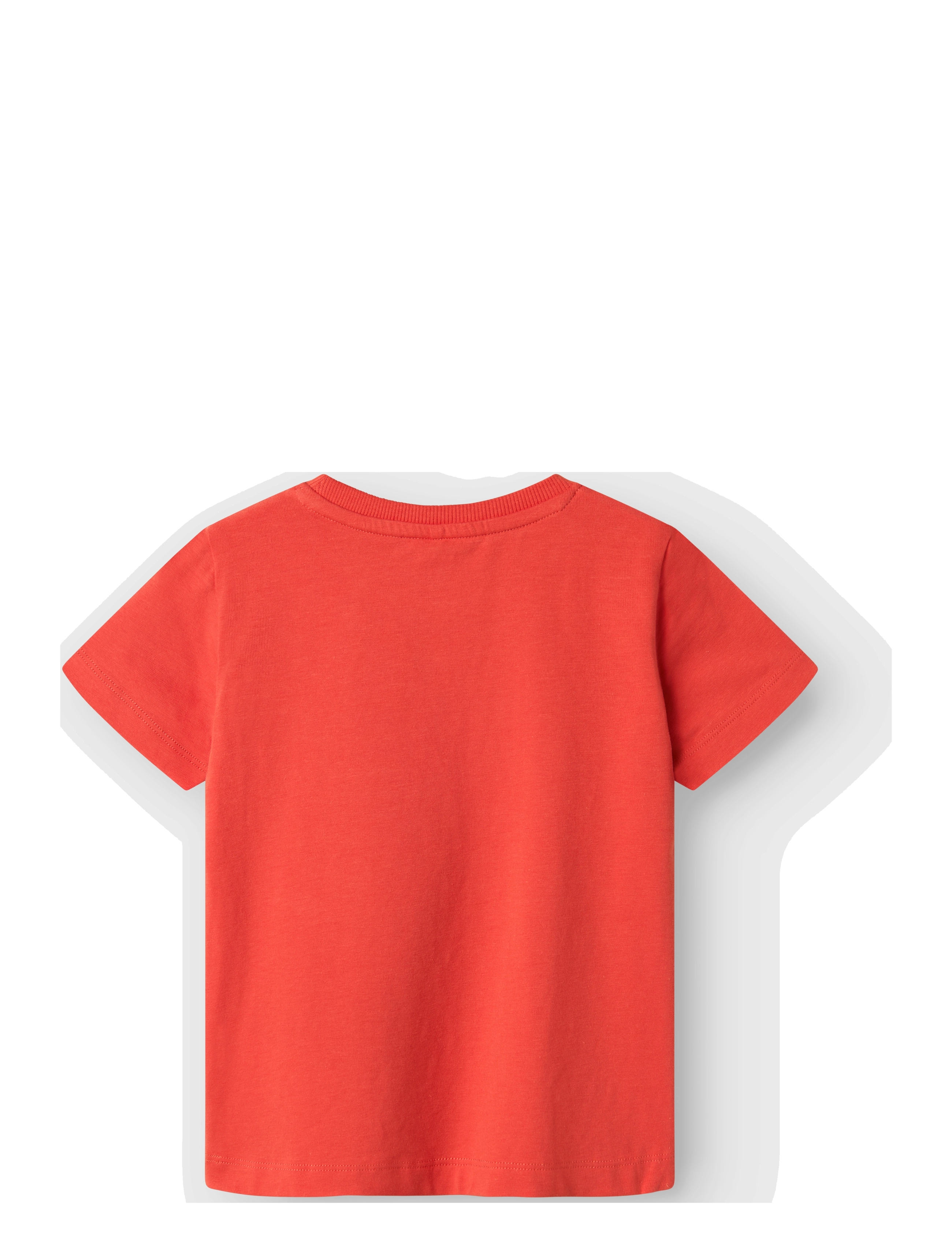 name it - NMMFROLLE SS TOP BOX - lyhythihaiset - paprika - 1