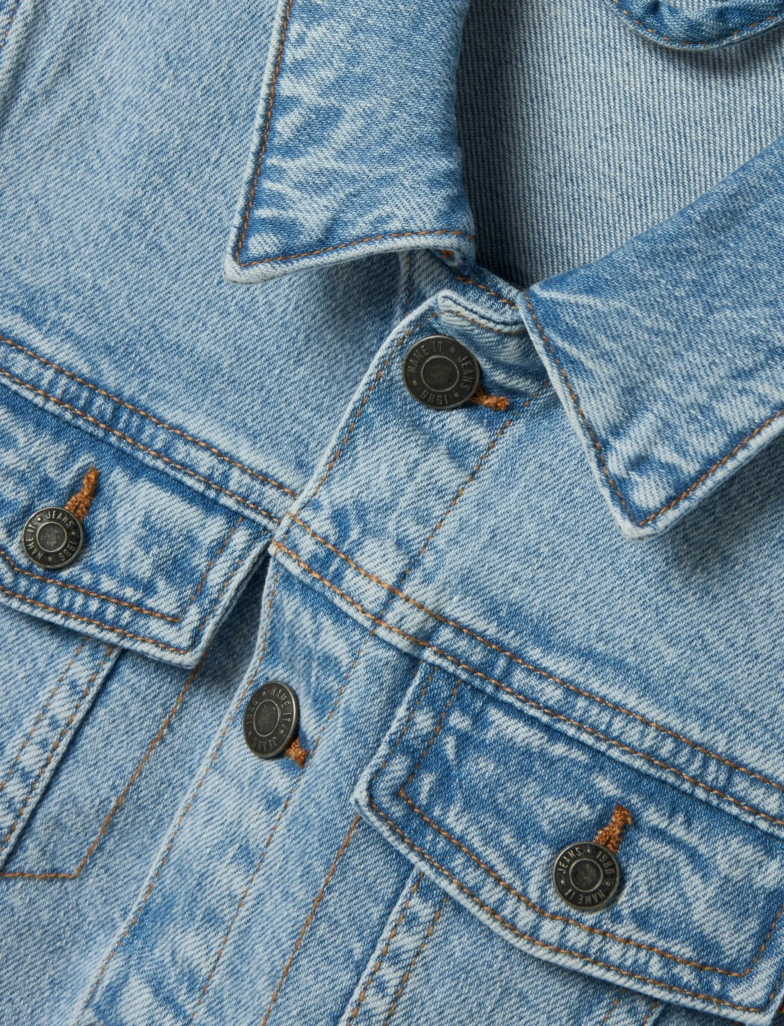 name it - NKMJAGGER DNM JACKET 3720-AZ NOOS - denim jackets - light blue denim - 5