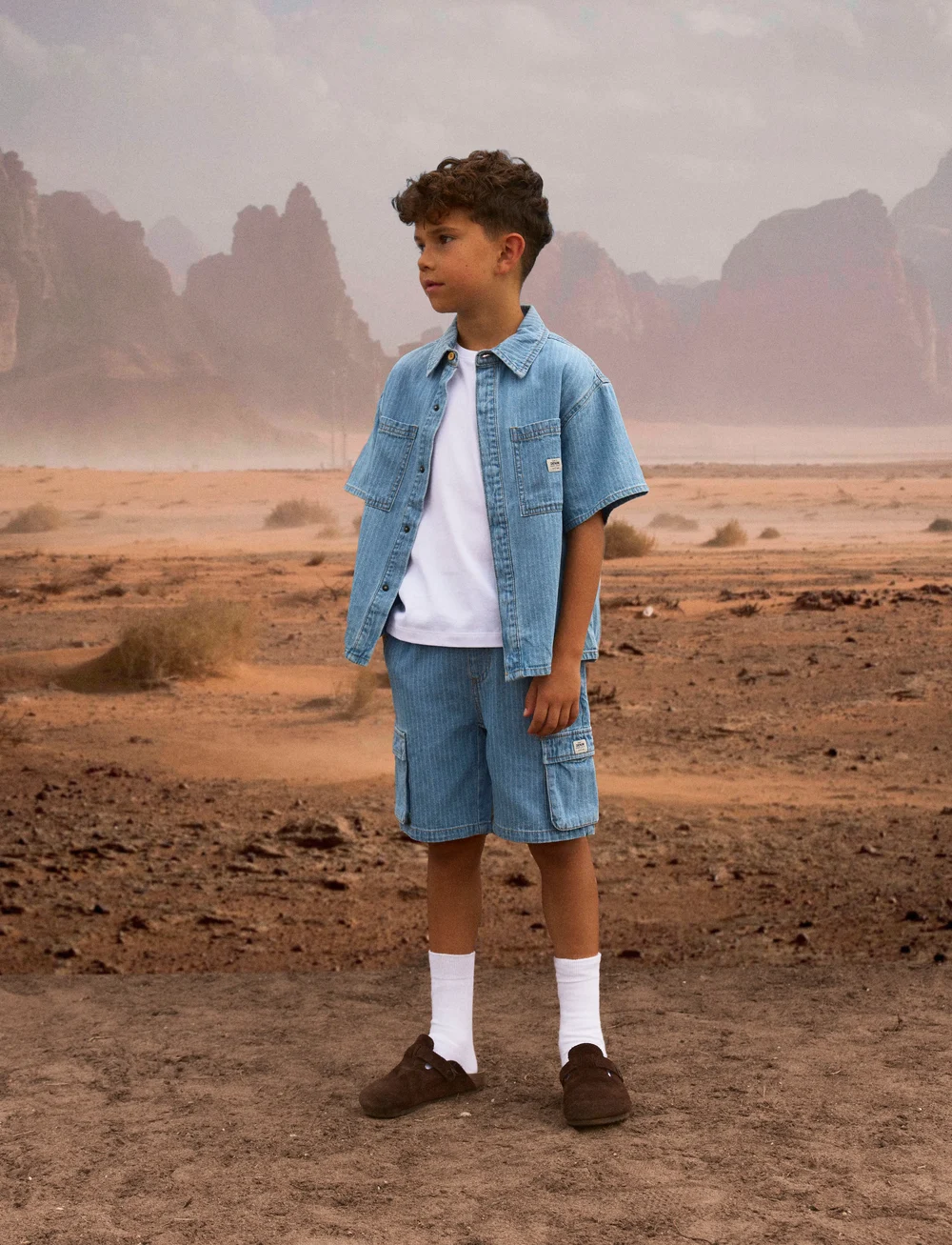 name it - NKMFELIX SS DNM SHIRT 3950-KY H - kortärmade skjortor - light blue denim - 3