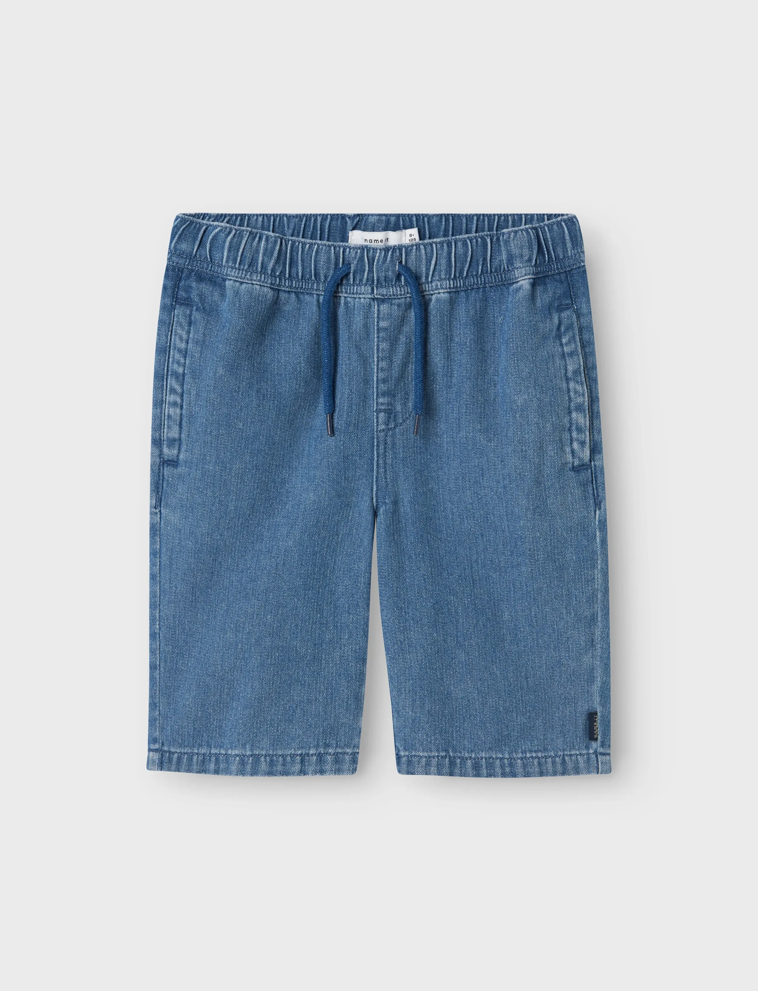 name it - NKMRYAN JOG DNM L SHORTS 3350-BT H - denim shorts - dark blue denim - 2