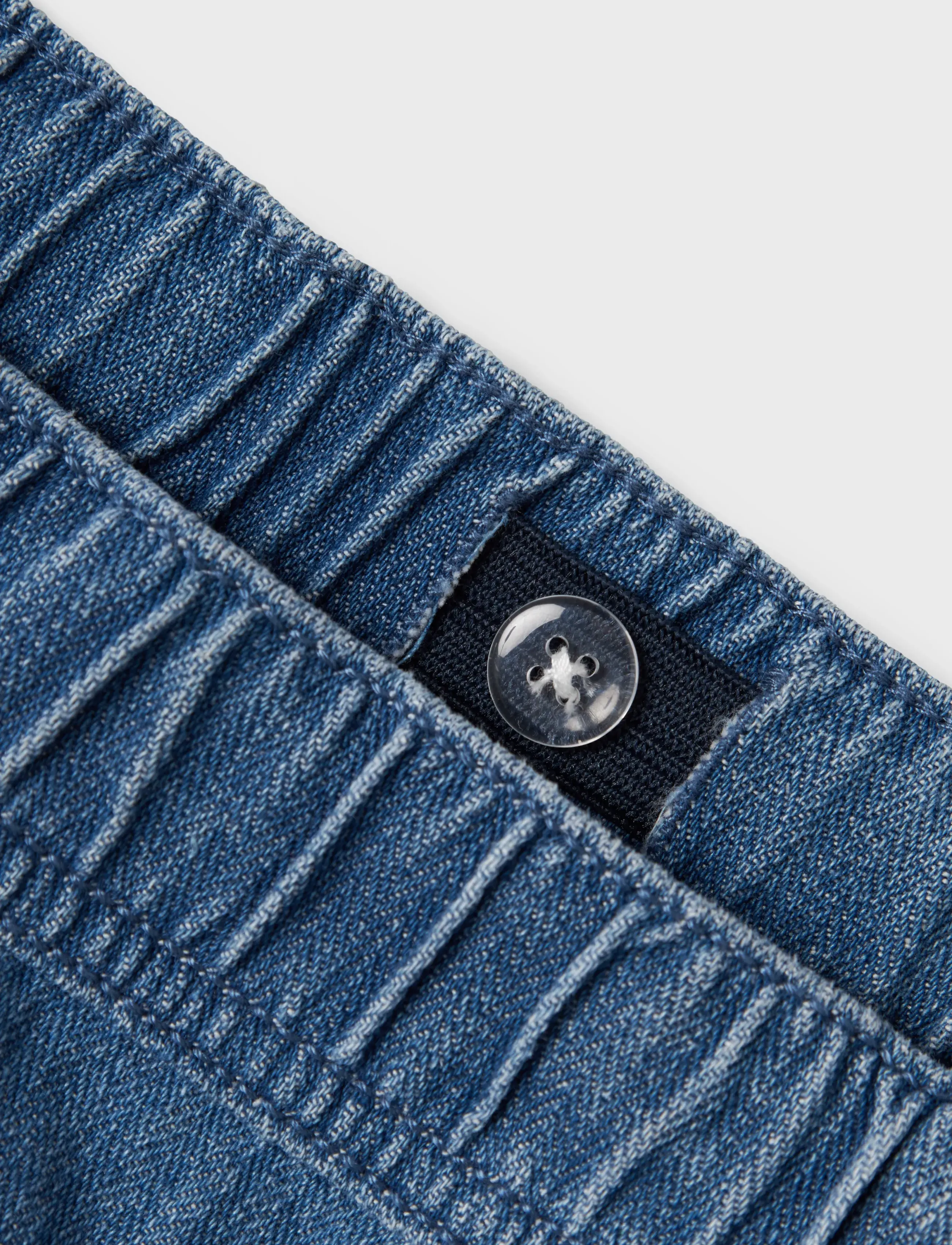 name it - NKMRYAN JOG DNM L SHORTS 3350-BT H - denim shorts - dark blue denim - 3