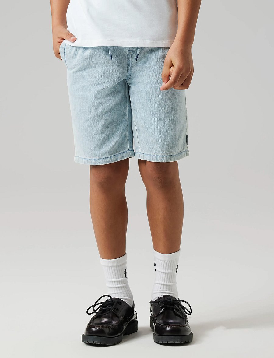 name it - NKMRYAN JOG DNM L SHORTS 3350-BT H - jeansshorts - light blue denim - 0