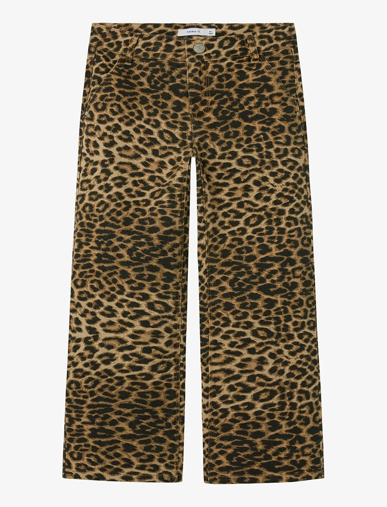 name it - NKFROSE WIDE TWI PANTS 4444-TD NOOS - kelnės - silver mink - 1