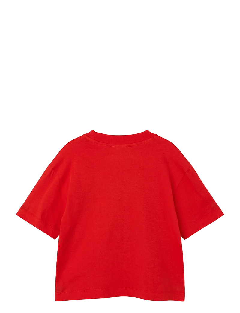 name it - NMMJOPO RLX SS TOP - kurzärmelige - flame scarlet - 1