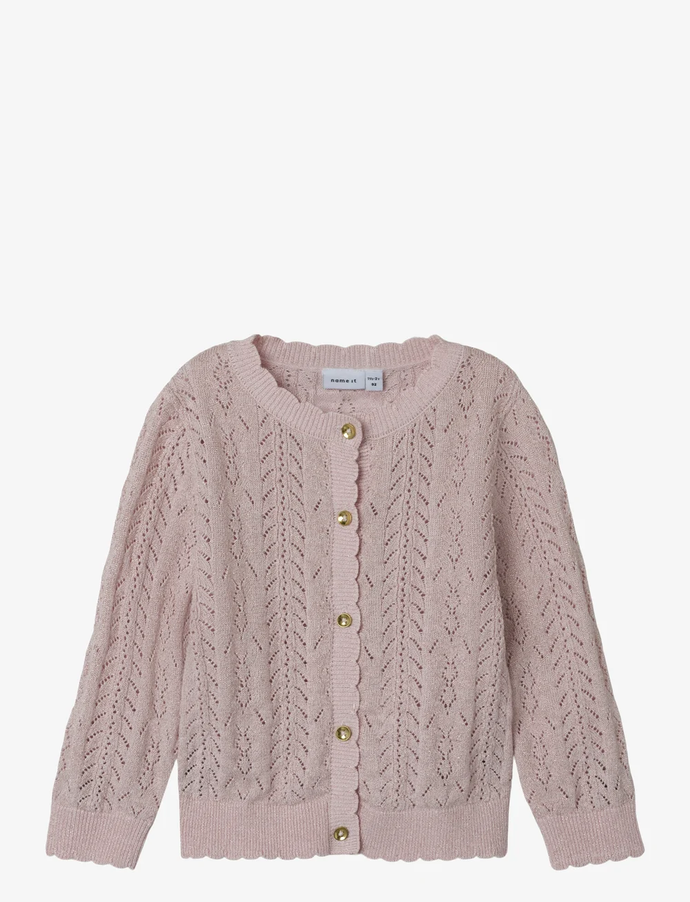 name it - NMFFILICIA LS KNIT CARD - koftor - ballerina - 0