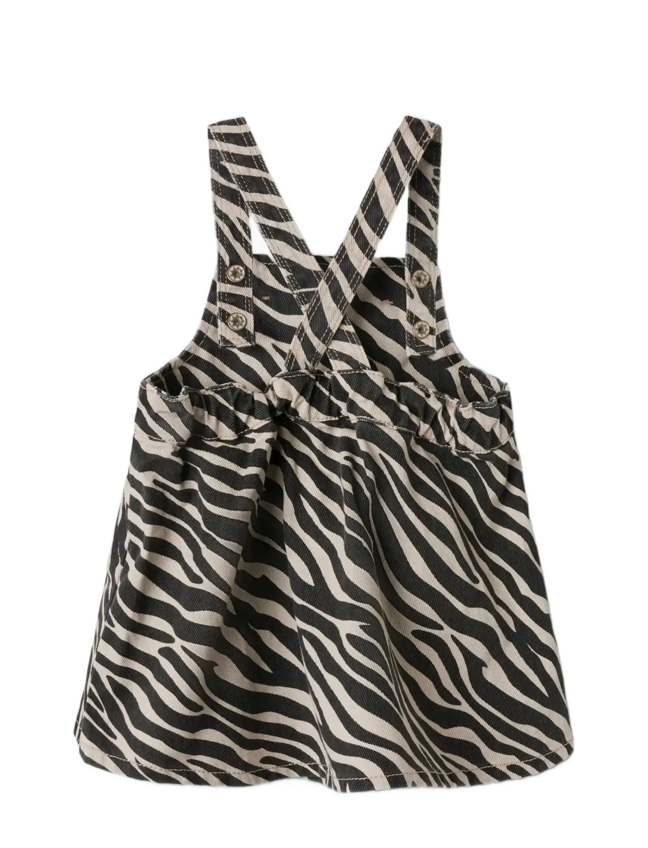 name it - NBFODA TWI BIBSKIRT 4444-TD F - robes pour bébés sans manches - cement - 1