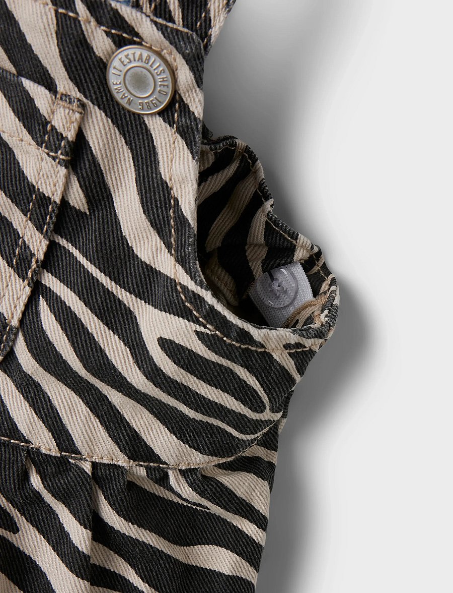 name it - NBFODA TWI BIBSKIRT 4444-TD F - Ärmellose babykleider - cement - 3